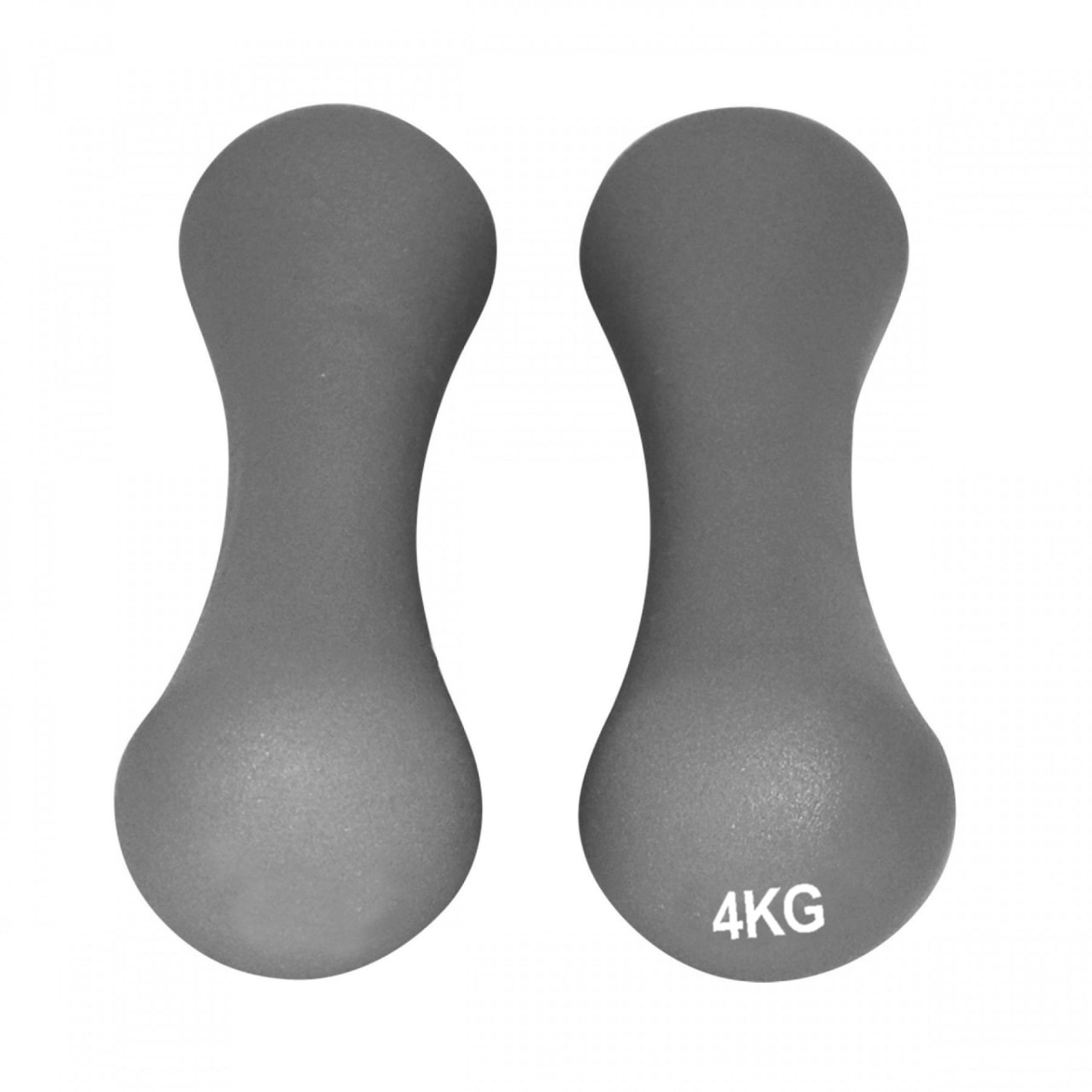 Гантель неопренова PowerPlay 4126 Spartacus 2*4 кг. Сіріі (2шт.) - 2 - Robinzon.ua