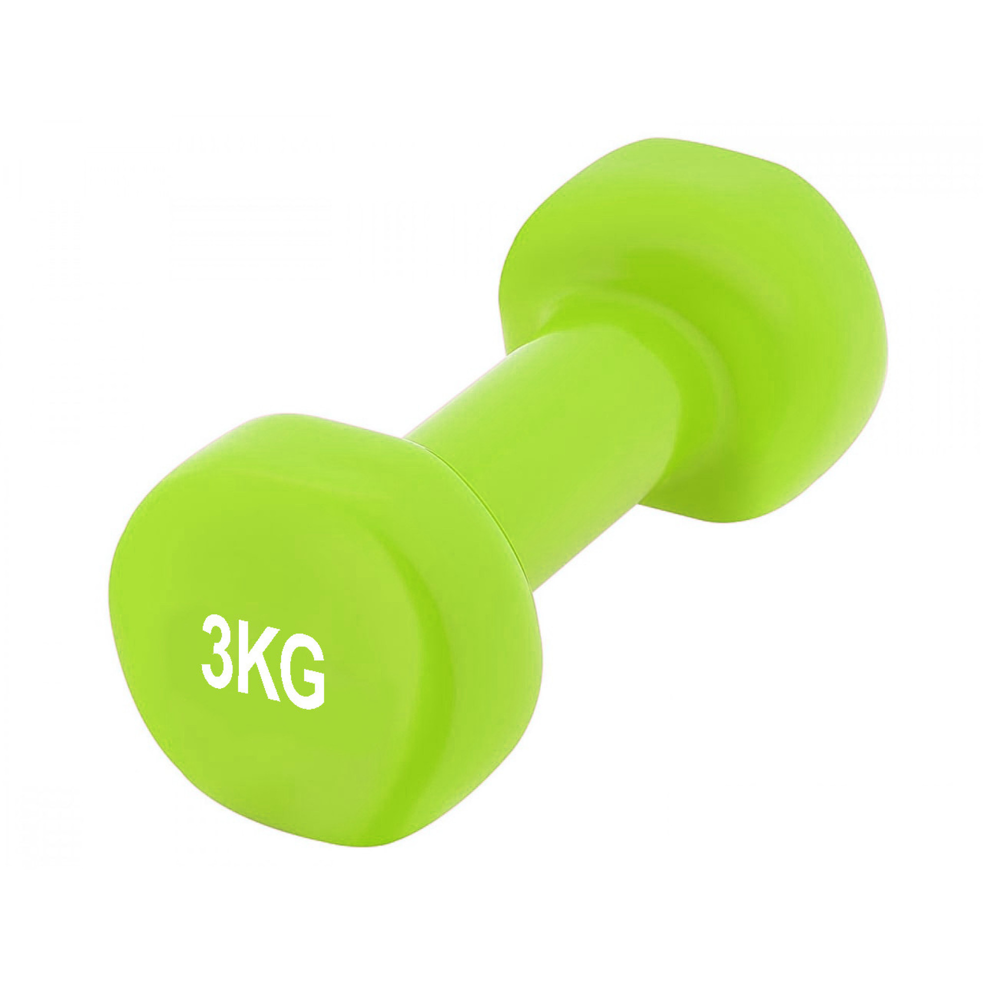 Гантель виниловая PowerPlay 4125 Achilles 2*3 кг. Зелёные (2шт.) - 4 - Robinzon.ua