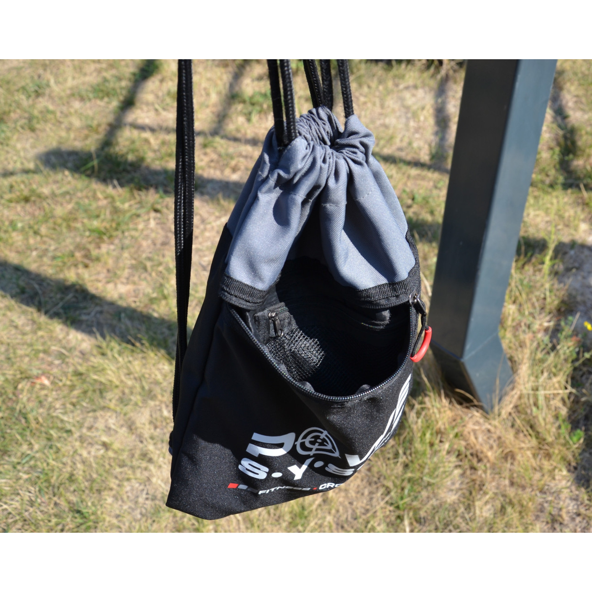 Рюкзак спортивный Power System PS-7011 Gym Sack Alpha Blak/Grey - 3 - Robinzon.ua