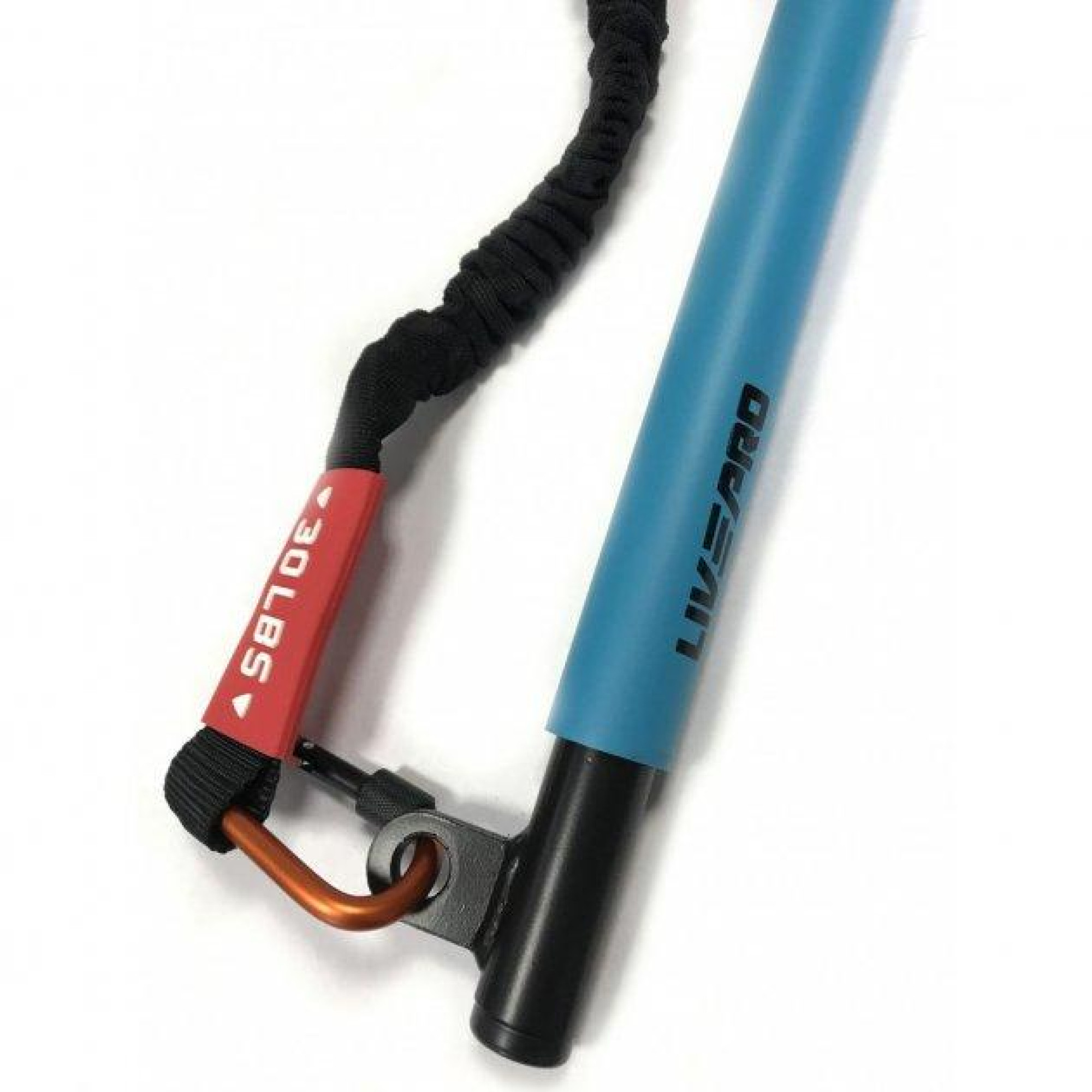 Тренажер для функціонального тренінгу LivePro RESISTANCE BAR SET блакитний, чорний 110x2.5см LP8400 - 1 - Robinzon.ua