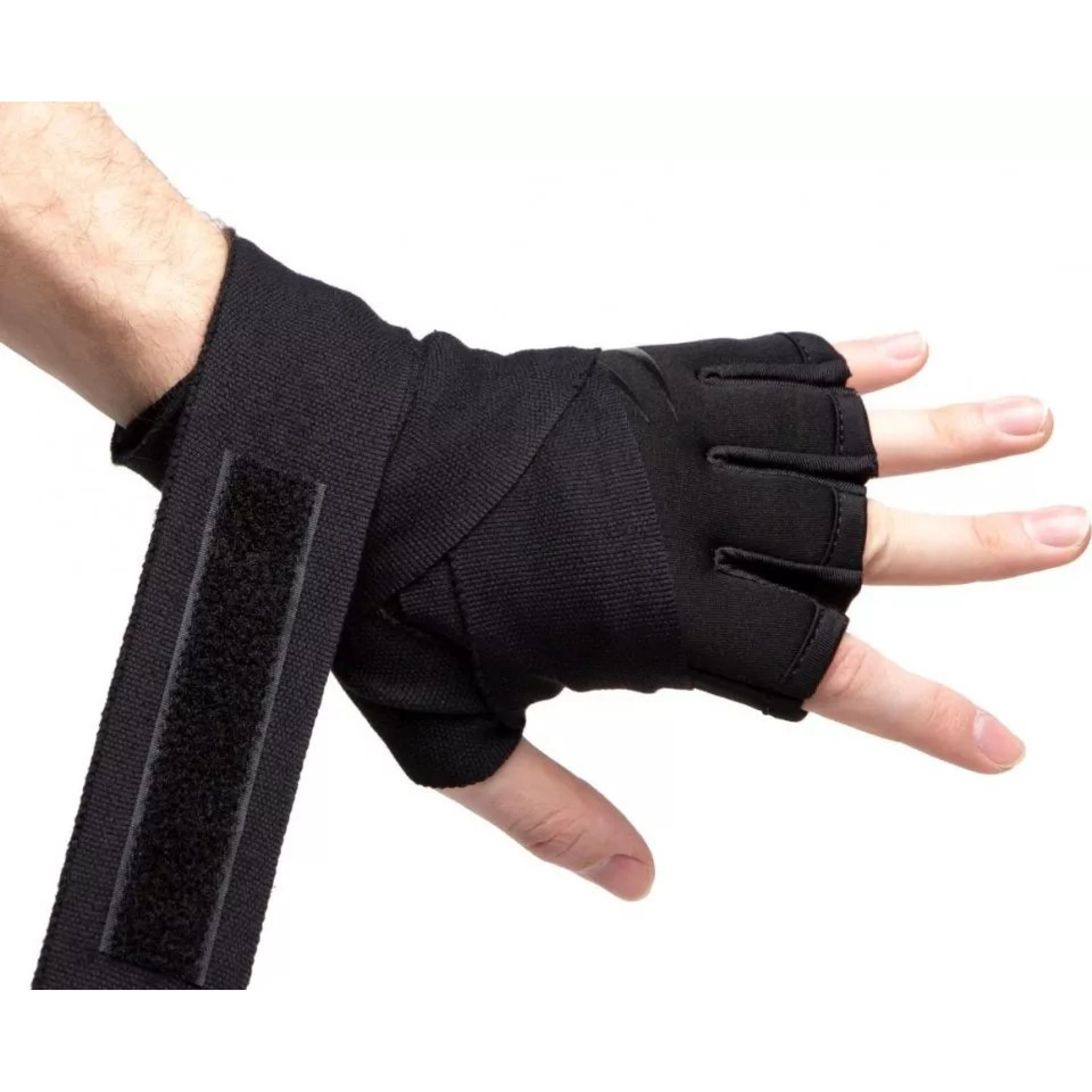 Бинты-перчатки для бокса Everlast EVERGEL FAST WRAPS Черный XL (875843-70-8) - 2 - Robinzon.ua