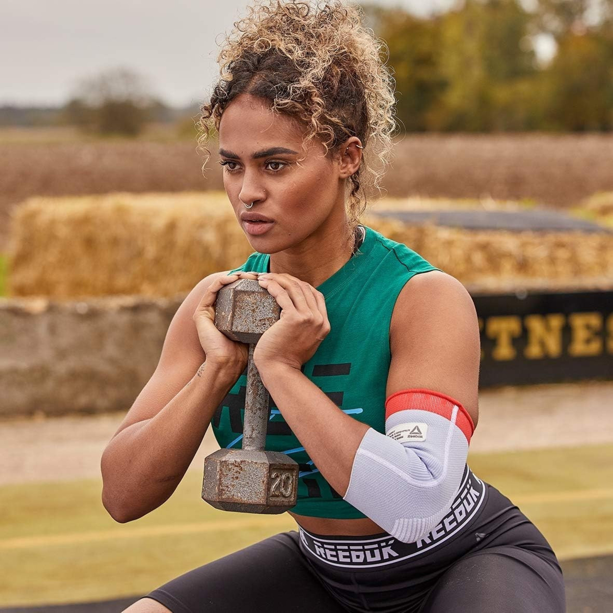 Фіксатор ліктя Reebok Speedwick Elbow Support білий, червоний Уні XL RRSU-14523 XL - 2 - Robinzon.ua