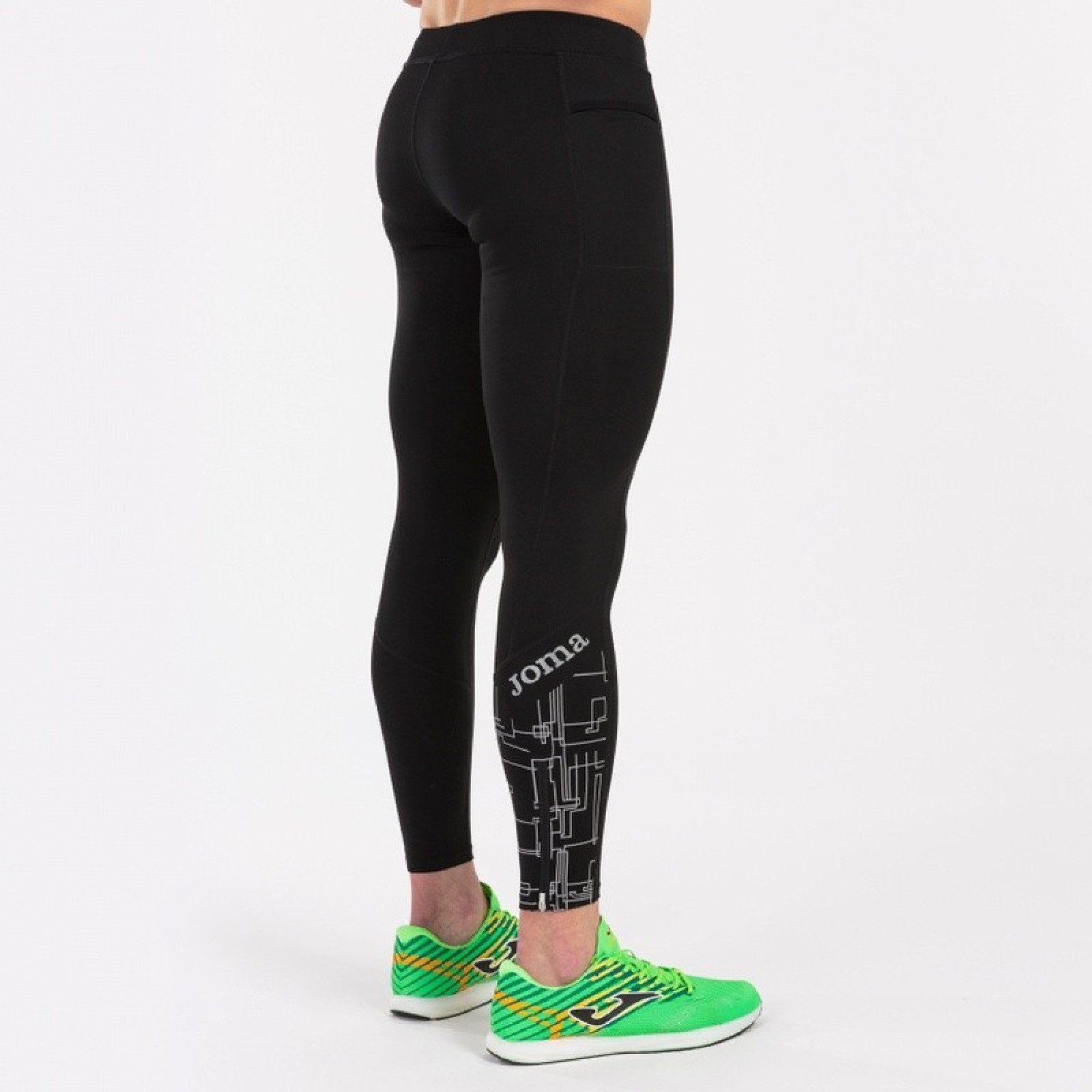 Тайтси чоловічі Joma ELITE VIII LONG TIGHTS чорний XL 101925.100 XL - 2 - Robinzon.ua