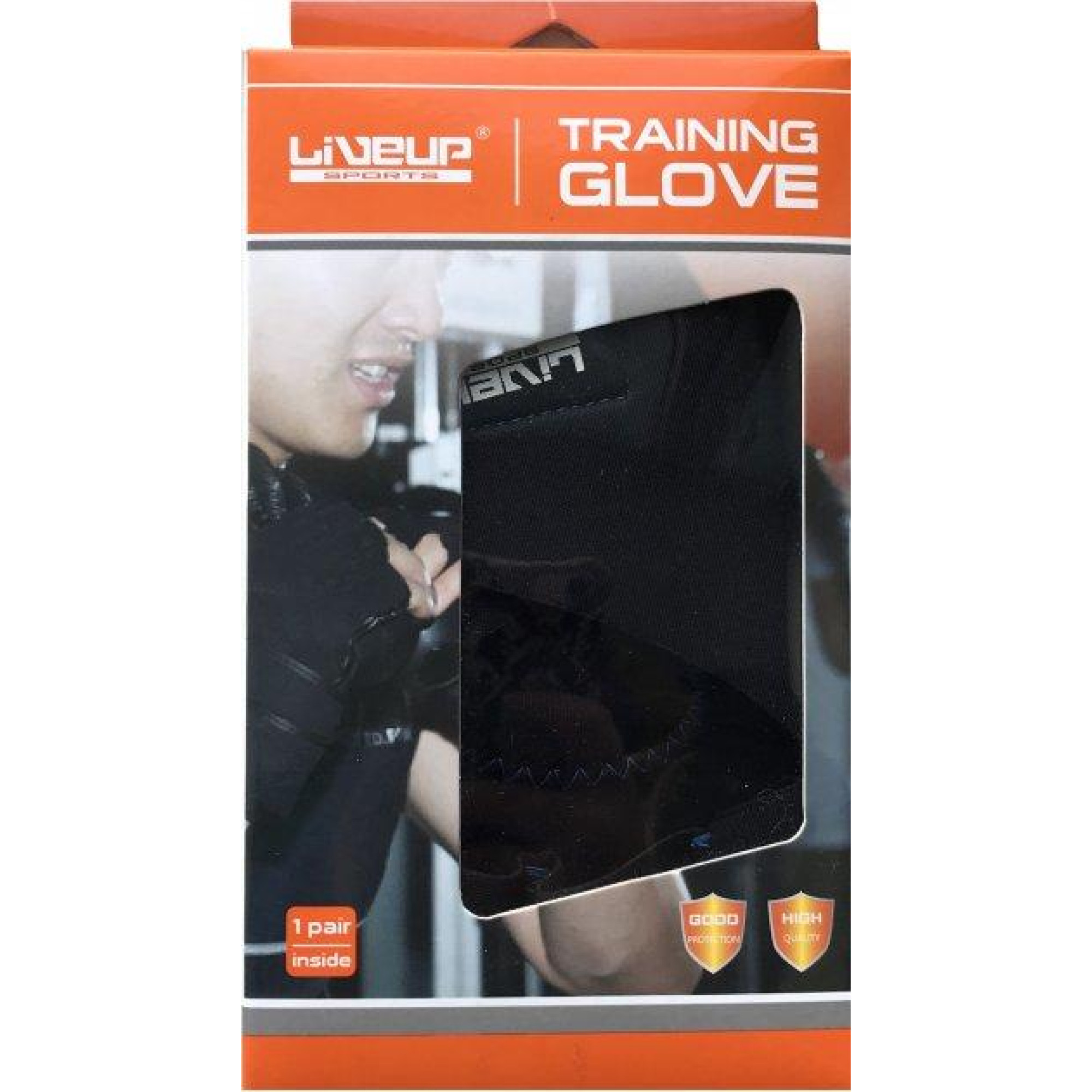 Рукавички для фітнесу та важкої атлетики LiveUP TRAINING GLOVES чорний L/XL LS3059-L/XL - 1 - Robinzon.ua