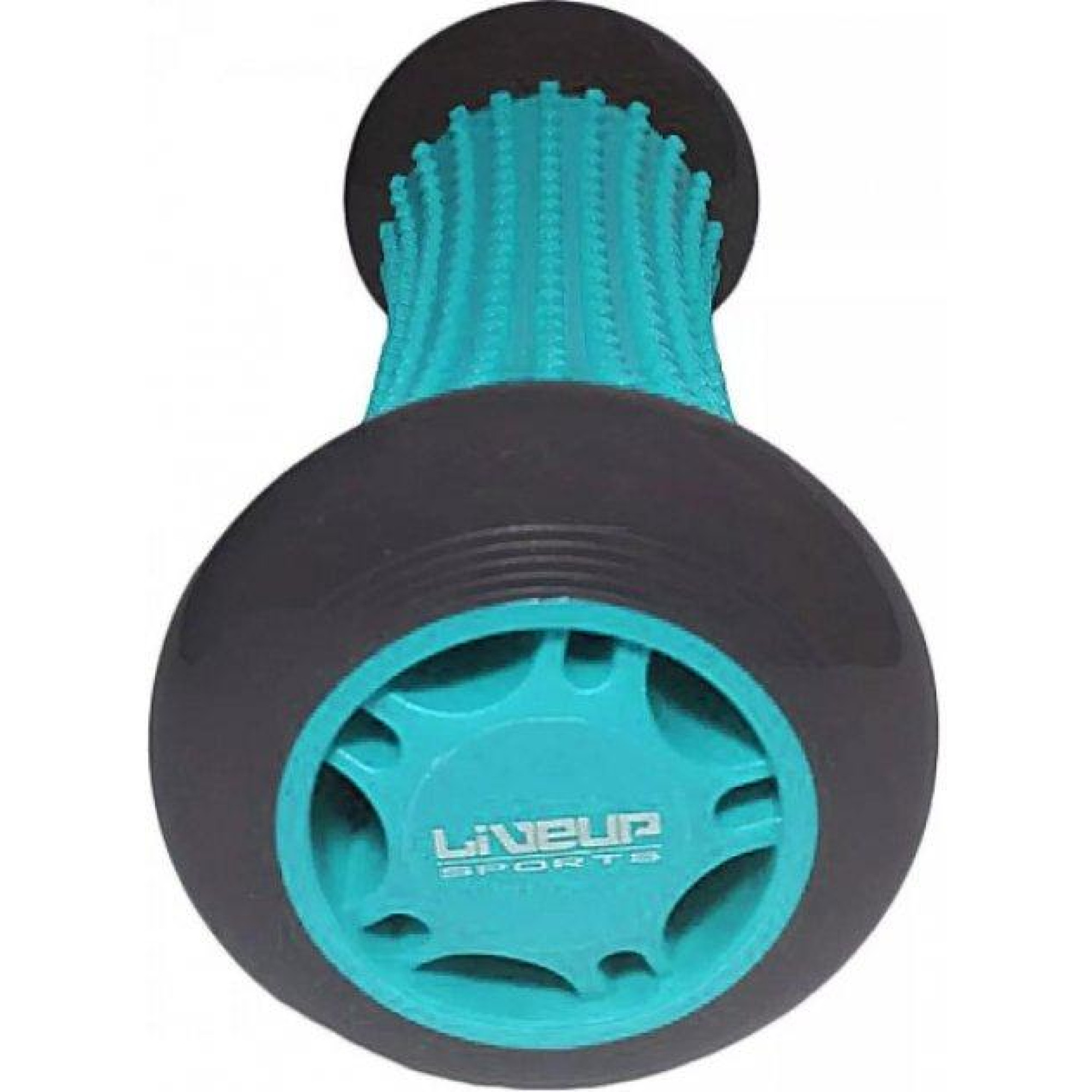 Масажний ролик LiveUP MASSAGE BAR сірий, бірюзовий 16.5х7 см LS5048-b - 1 - Robinzon.ua