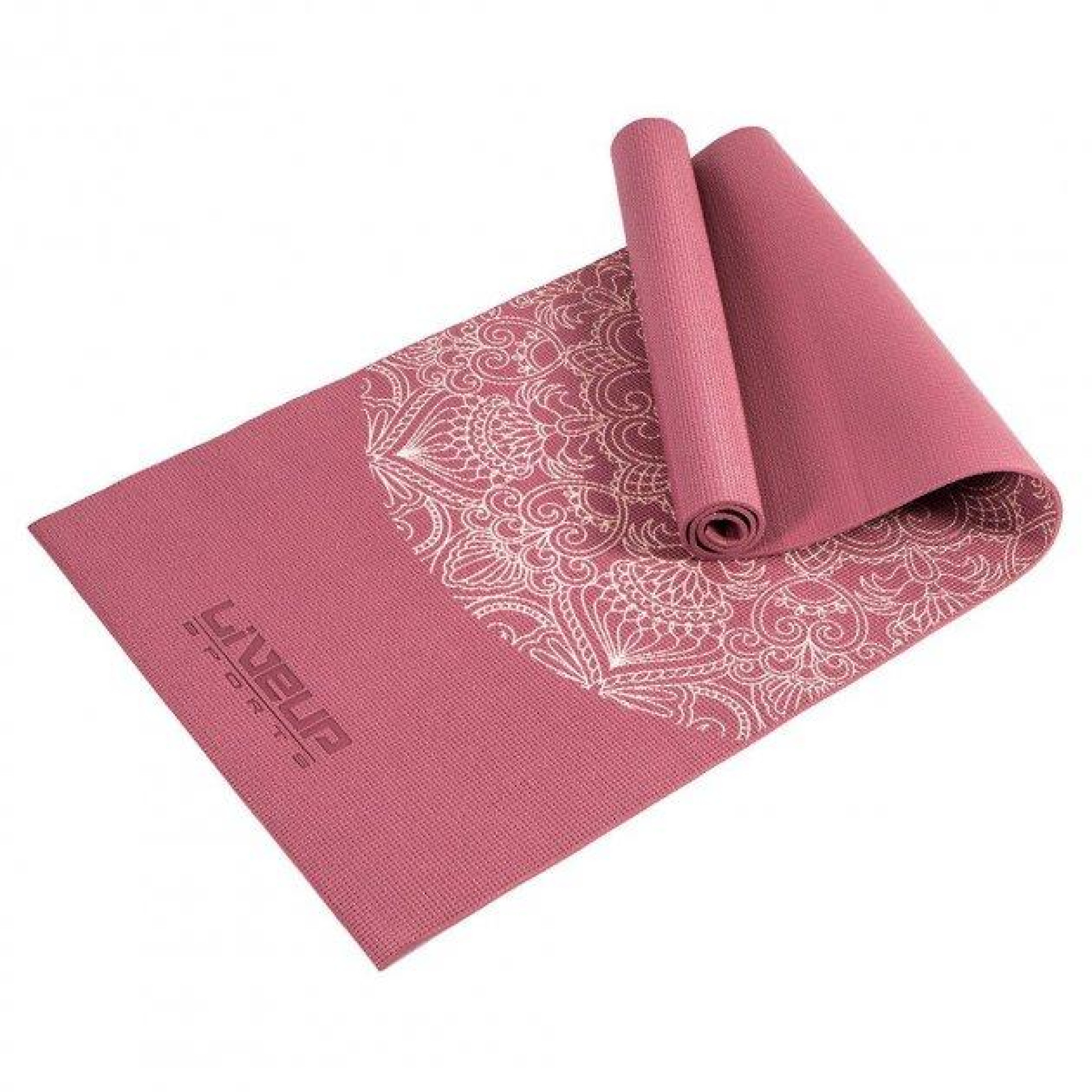 Йога-килимок PVC PRINTED YOGA MAT Фіолетовий 173х61х0.6 см (LS3231C-06r) - Robinzon.ua