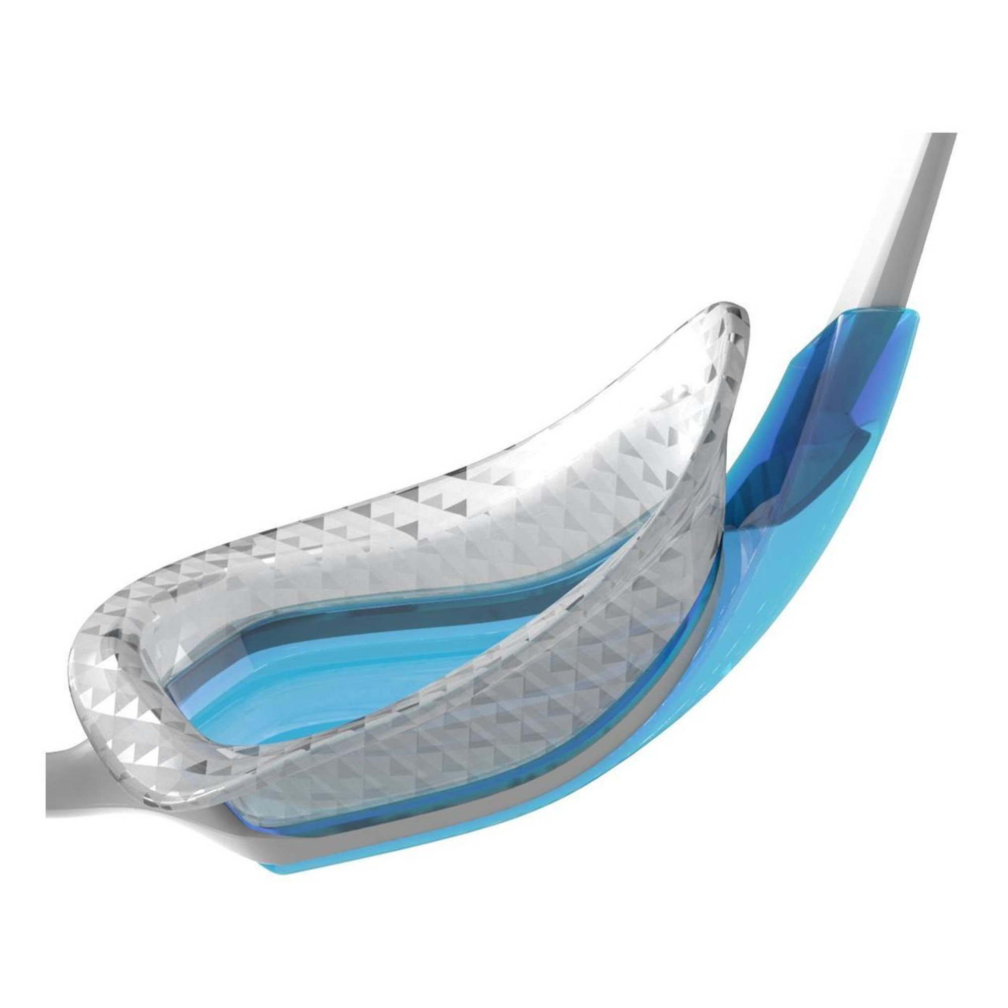 Окуляри для плавання Speedo AQUAPULSE PRO GOG AU білий, синій OSFM 8-12264D641 - 2 - Robinzon.ua