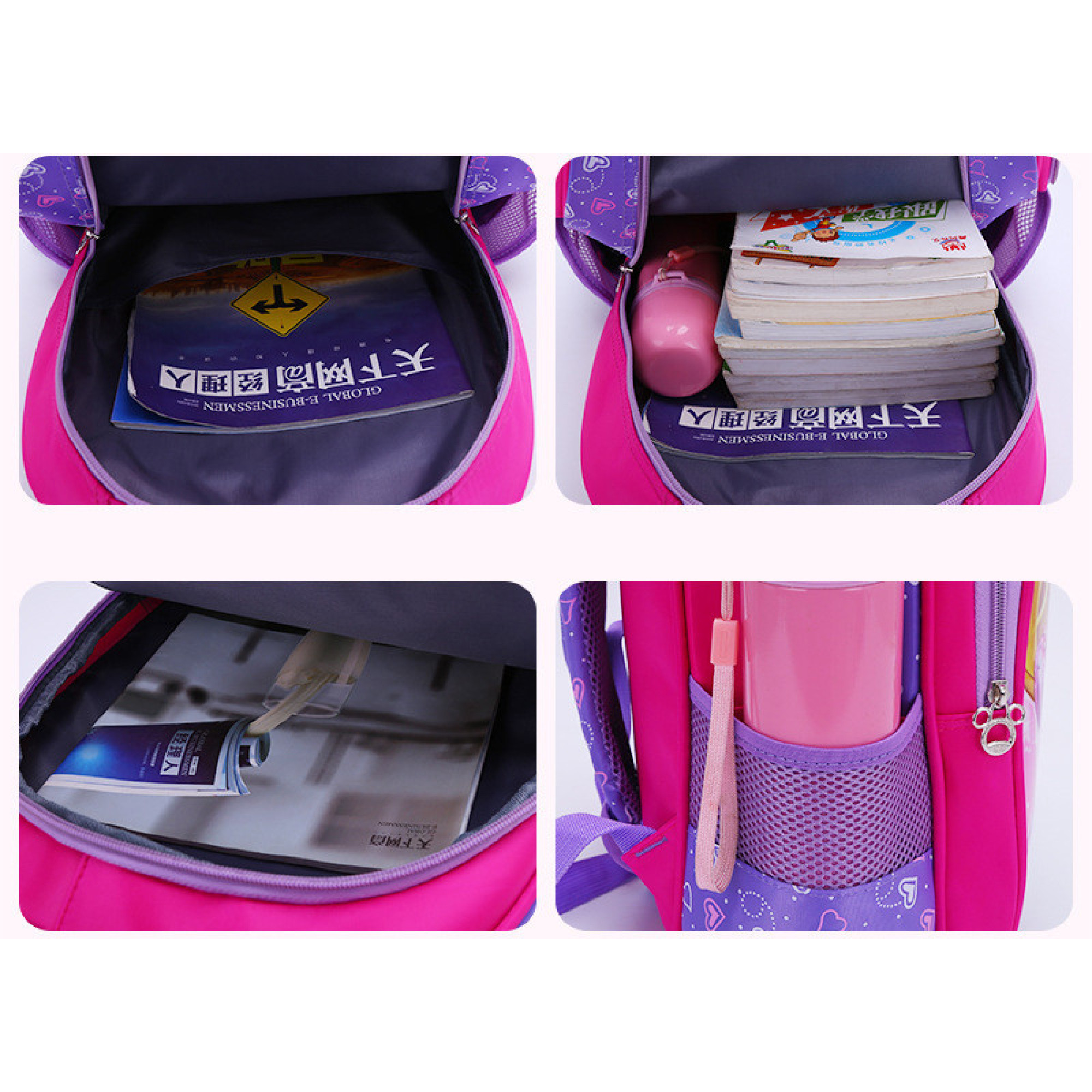 Рюкзак Холодне серце RESTEQ, шкільна сумка для дівчаток, рюкзак для школи, рюкзак Frozen 38x26x14 см - 3 - Robinzon.ua