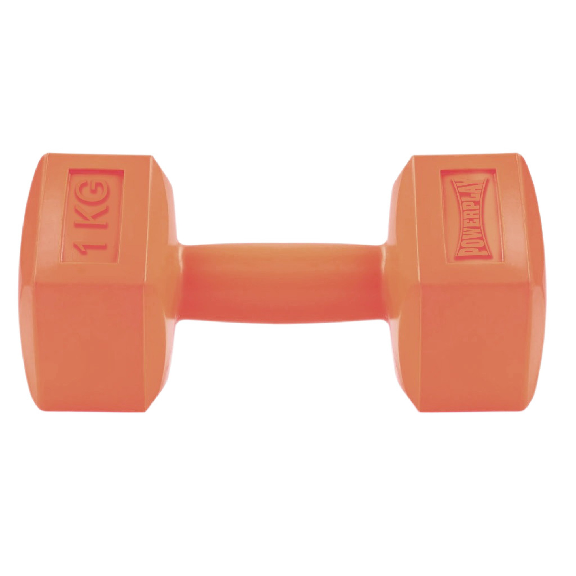 Гантель композитна PowerPlay 4124 Hercules 1 кг. Помаранчева (1 шт.) - Robinzon.ua