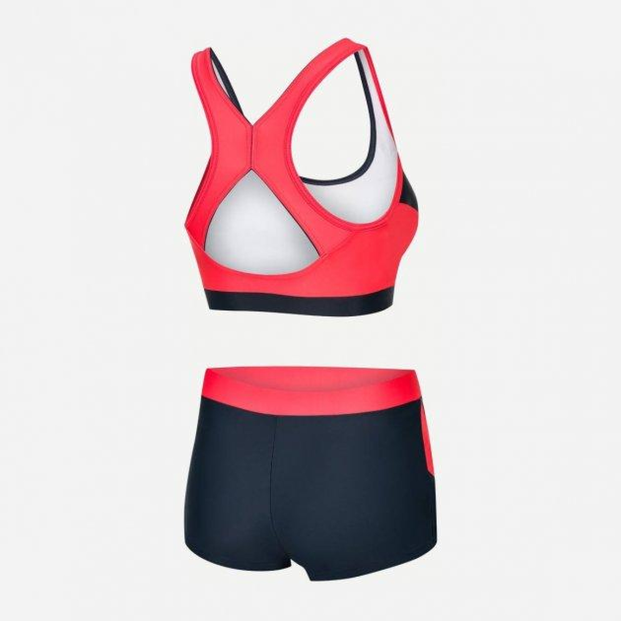 Купальник роздільний жіночий Aqua Speed Fiona 348-36 36 (S) Чорний/ Кораловий (5908217656742) - 1 - Robinzon.ua