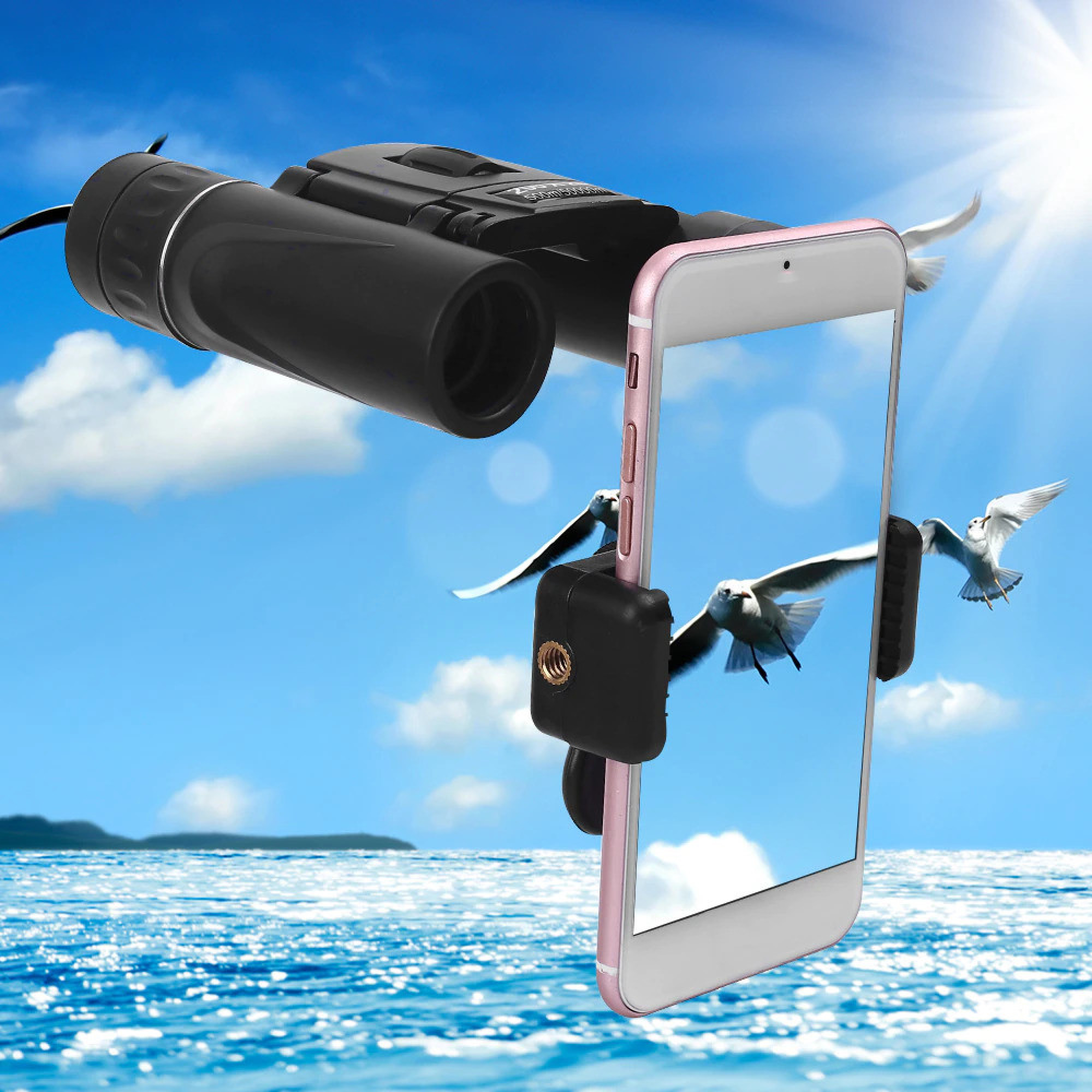 Бінокль RESTEQ 200x із тримачем для телефону. Монокуляр для телефону. Телескоп для телефону - 5 - Robinzon.ua