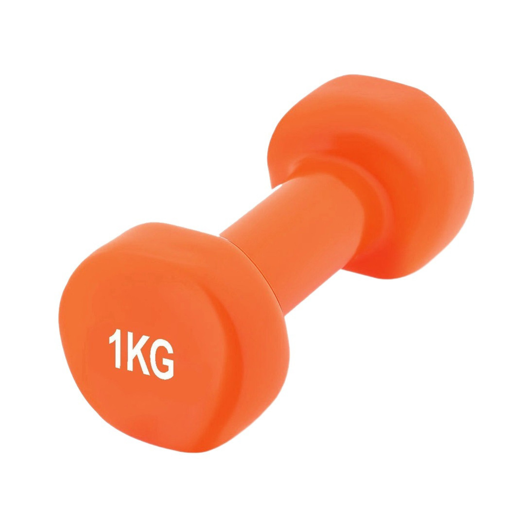 Гантель виниловая PowerPlay 1 кг. PP_4103 Оранжевая (1шт.) - 2 - Robinzon.ua