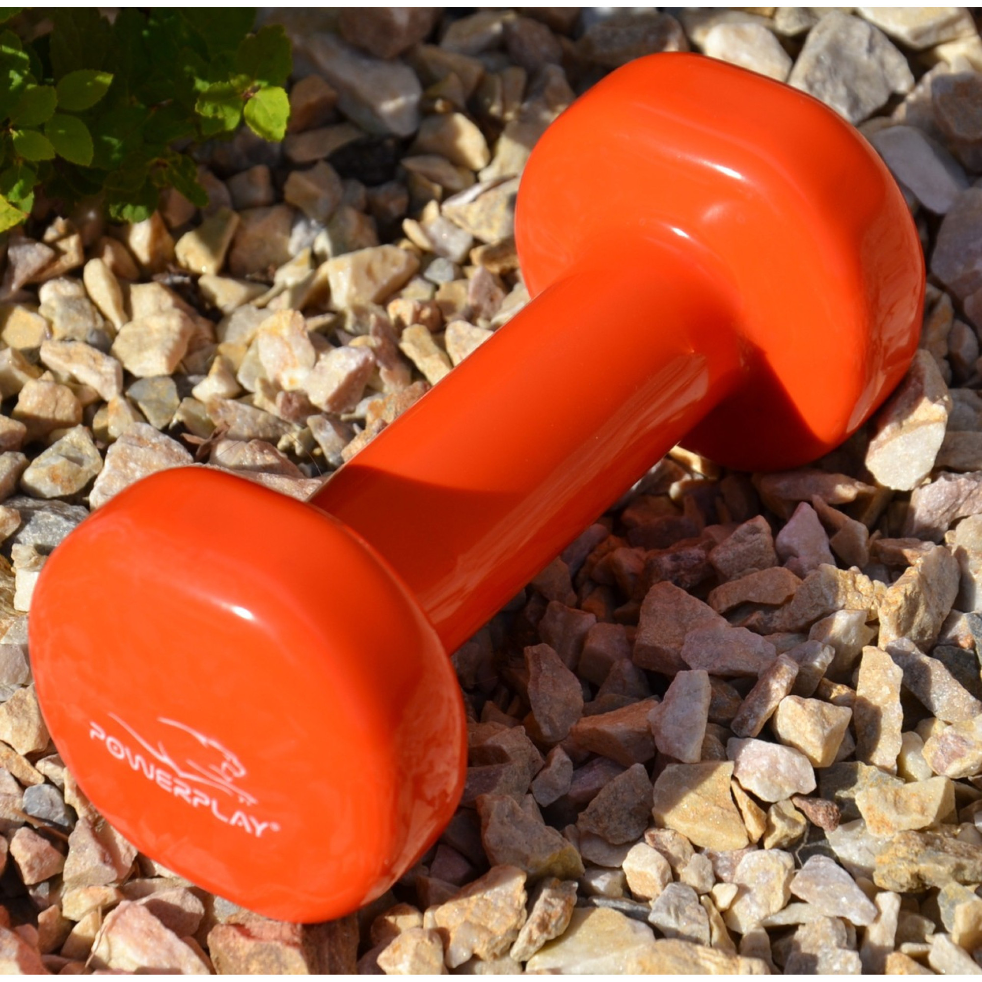 Гантель виниловая PowerPlay 1 кг. PP_4103 Оранжевая (1шт.) - 6 - Robinzon.ua