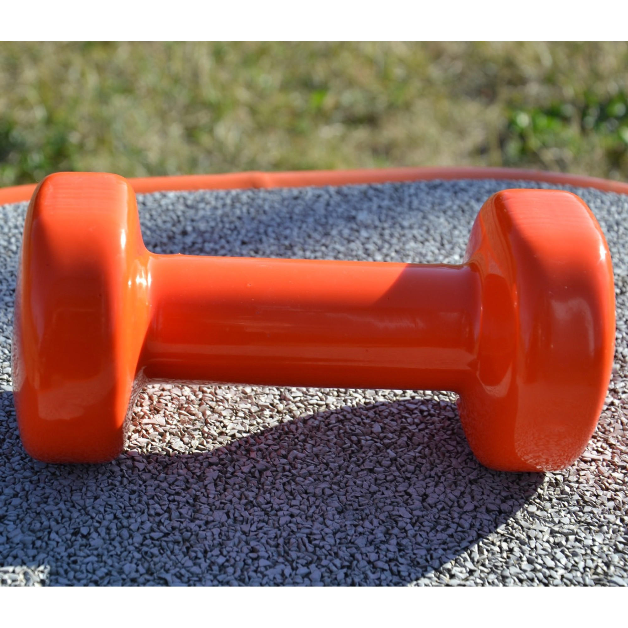 Гантель виниловая PowerPlay 1 кг. PP_4103 Оранжевая (1шт.) - 4 - Robinzon.ua