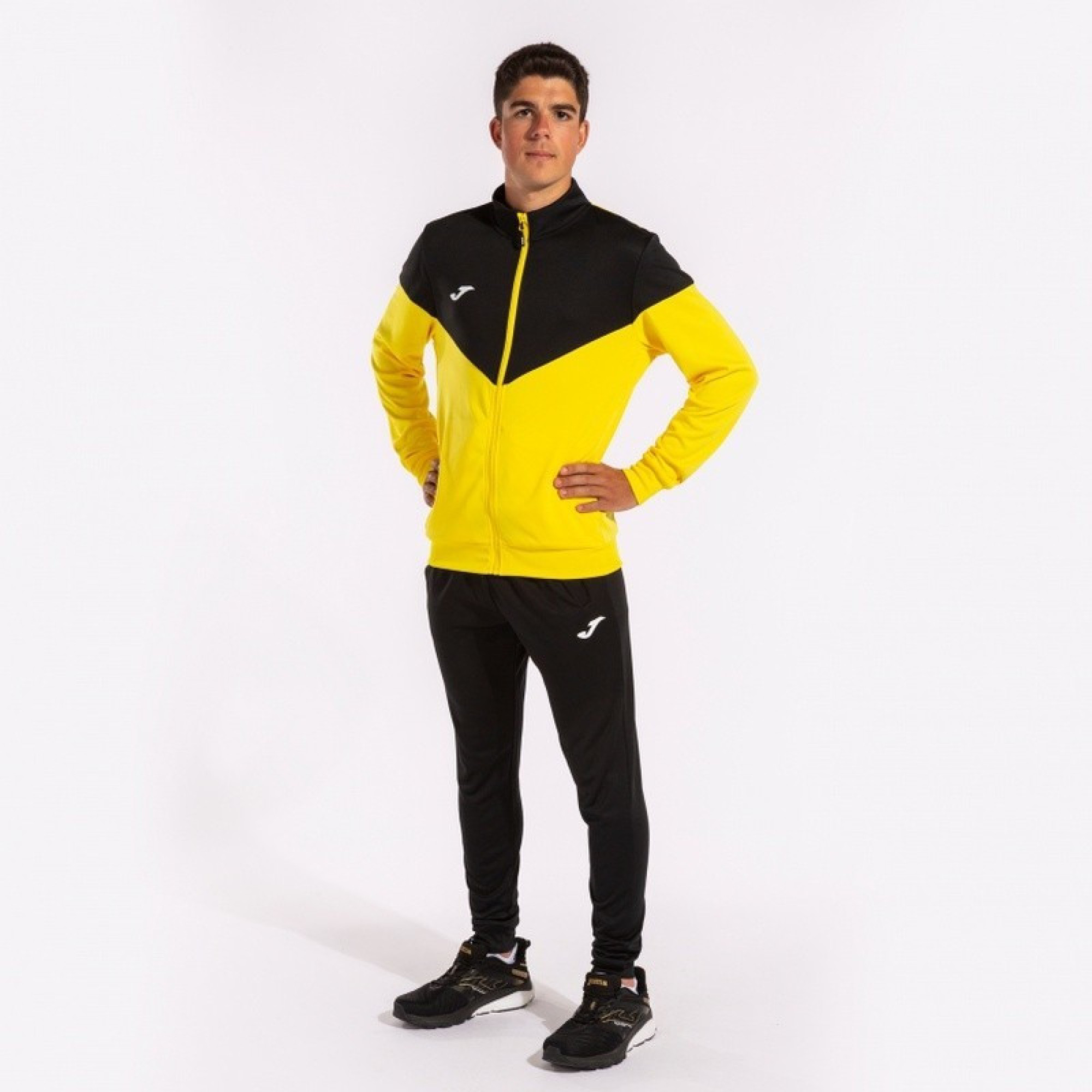 Чоловічий спортивний костюм Joma OXFORD TRACKSUIT жовтий,чорний 2XL 102747.901 2XL - 1 - Robinzon.ua