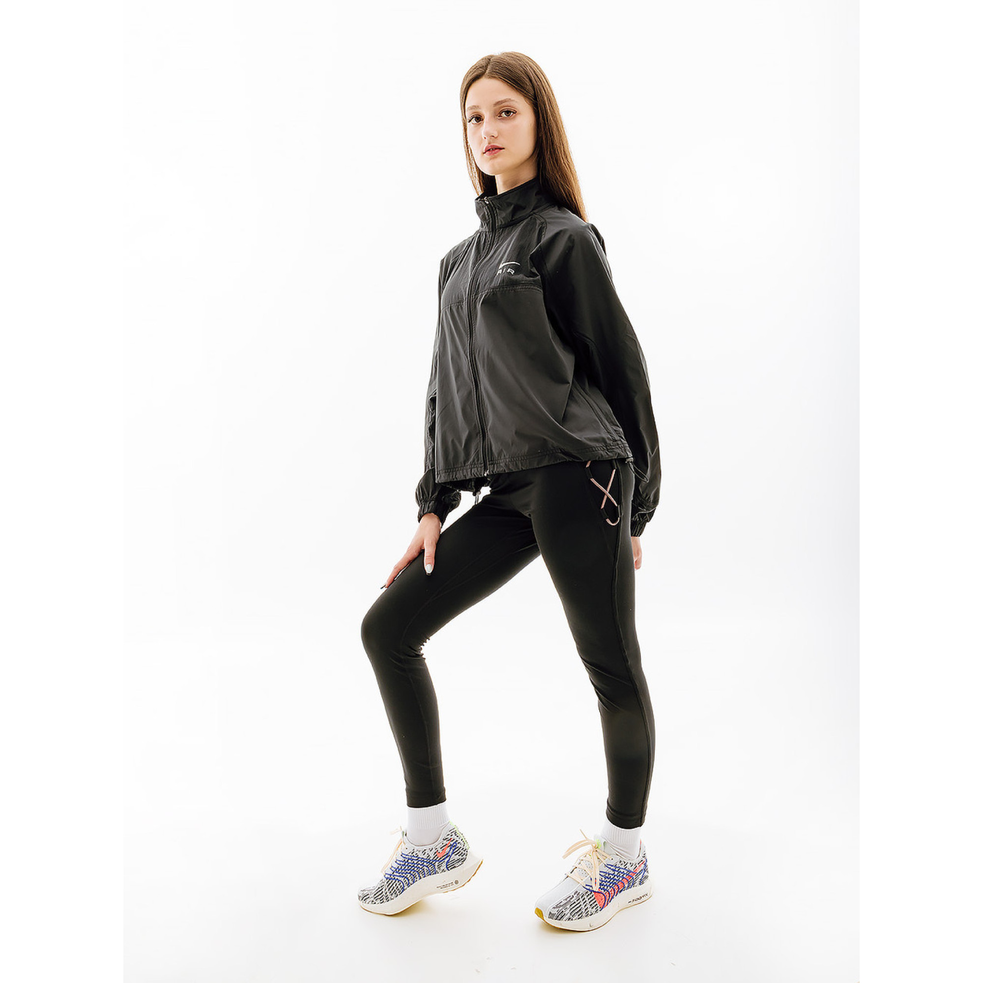 Жіноча Вітровка Nike W NK DF AIR JACKET Чорний  S (7dDX0263-010 S) - Robinzon.ua