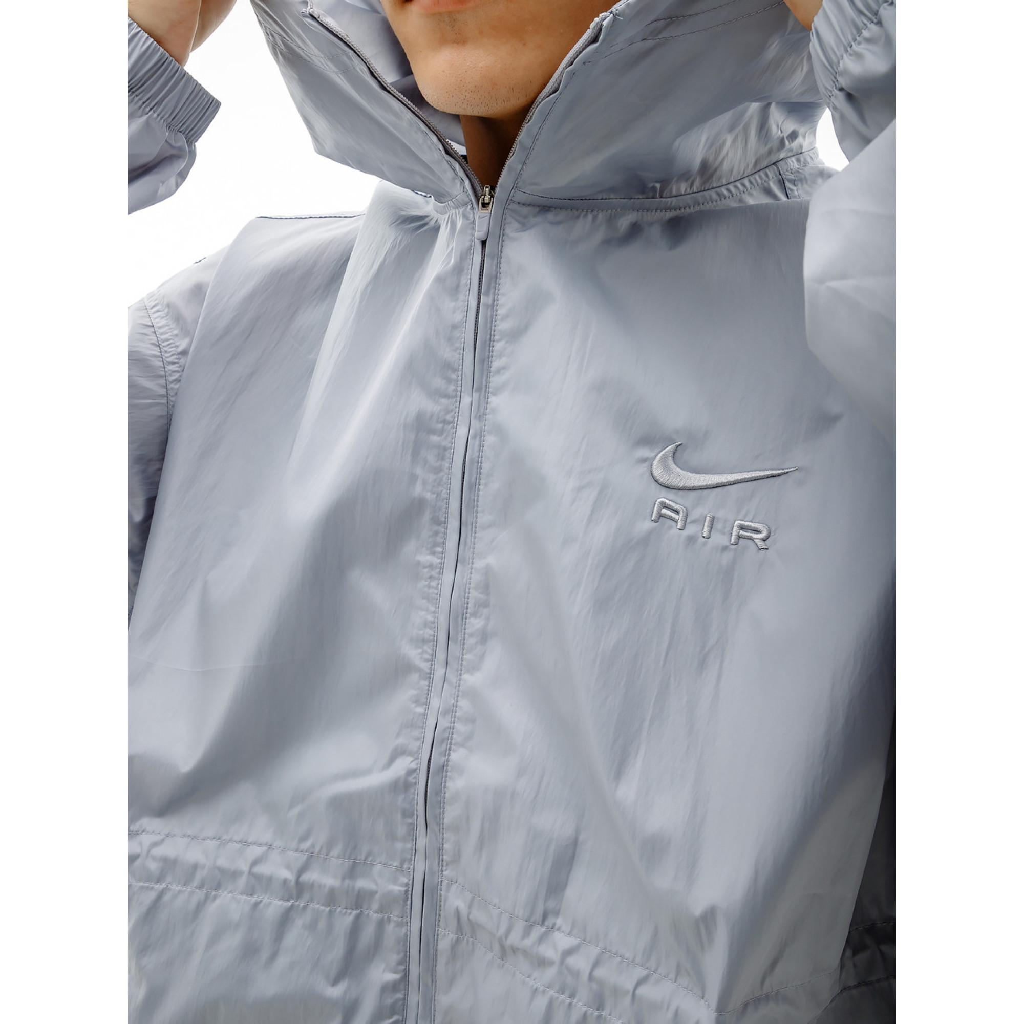 Чоловіча Куртка Nike M NSW AIR WOVEN JACKET Сірий L (7dDX0140-012 L) - 4 Чоловіча Куртка Nike M NSW AIR WOVEN JACKET Сірий L (7dDX0140-012 L) - 4 - Robinzon.ua