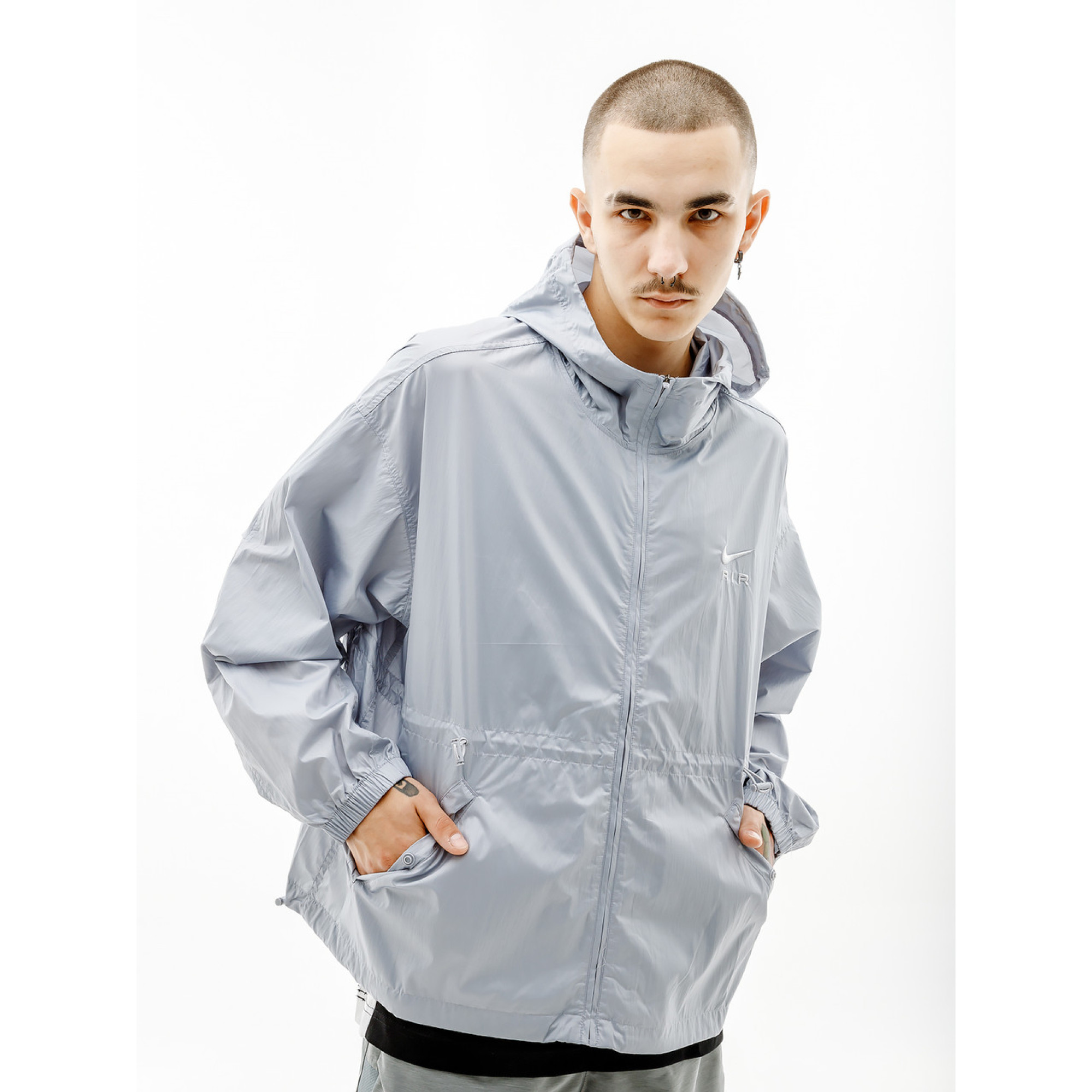 Чоловіча Куртка Nike M NSW AIR WOVEN JACKET Сірий L (7dDX0140-012 L) - 2 Чоловіча Куртка Nike M NSW AIR WOVEN JACKET Сірий L (7dDX0140-012 L) - 2 - Robinzon.ua