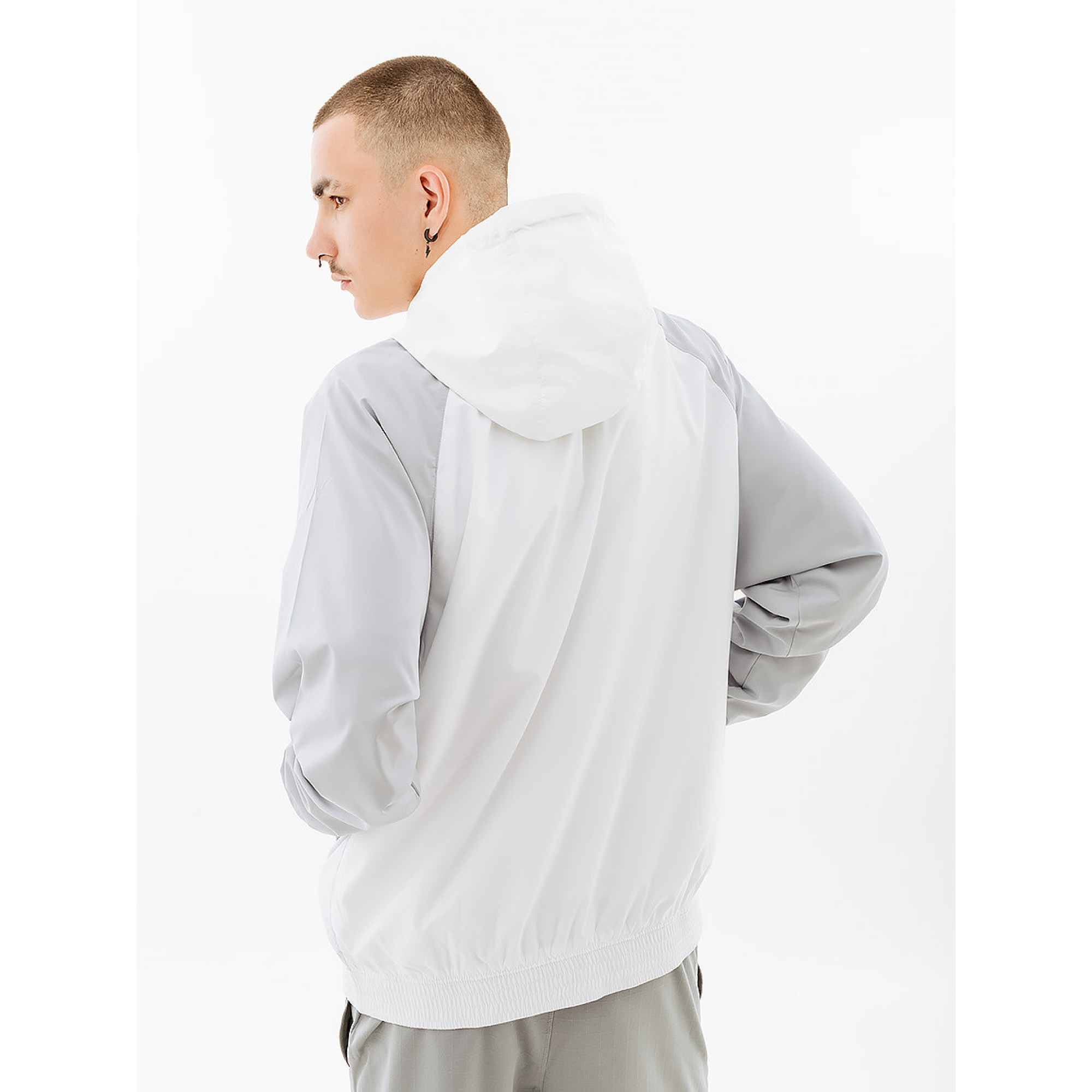 Чоловіча Куртка Nike M NSW HYBRID LTWT WR Білий  L (7dFB1627-100 L) - 4 - Robinzon.ua