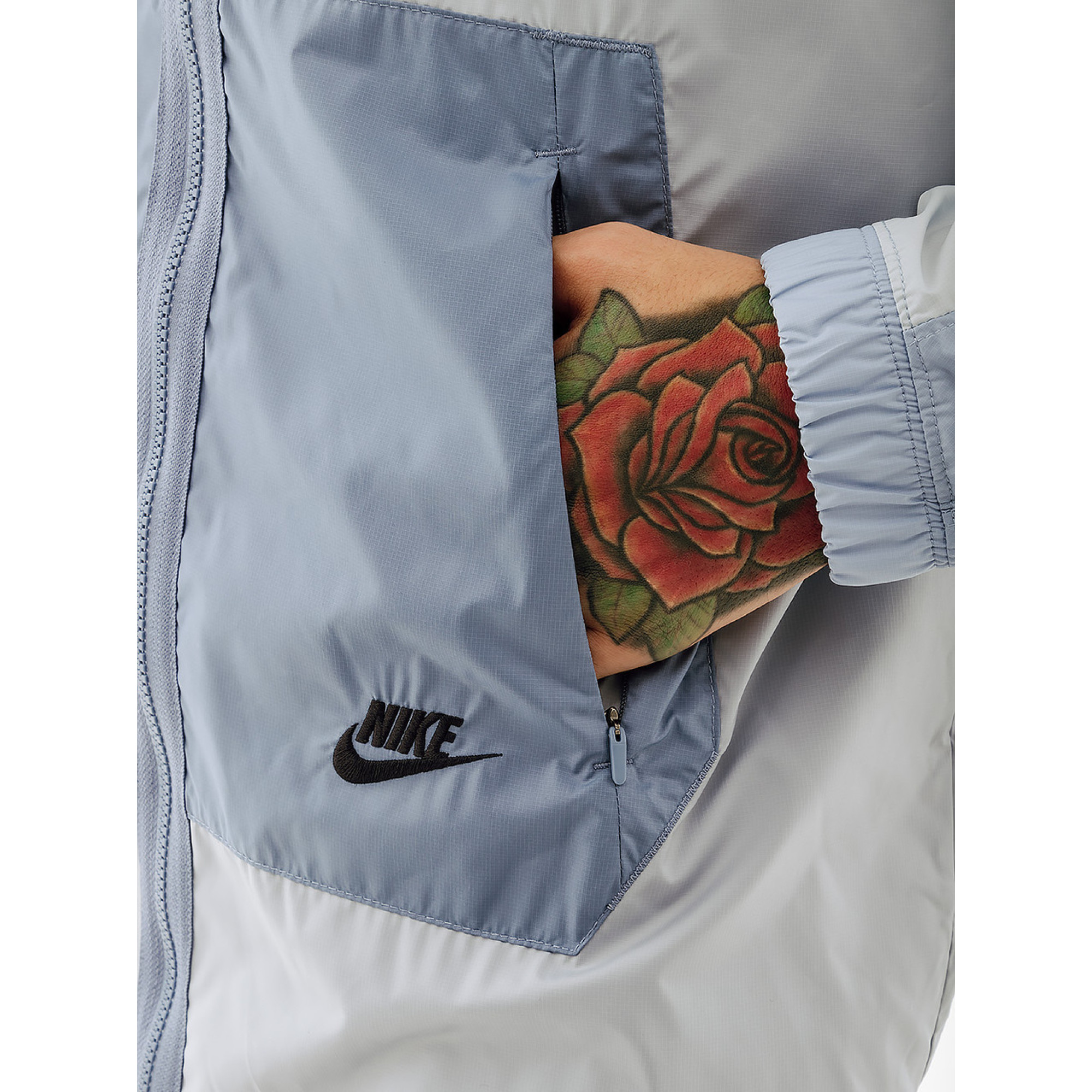 Чоловіча Куртка Nike M NSW SPU WVN JKT Блакитний  XL (7dFJ5250-412 XL) - 2 - Robinzon.ua