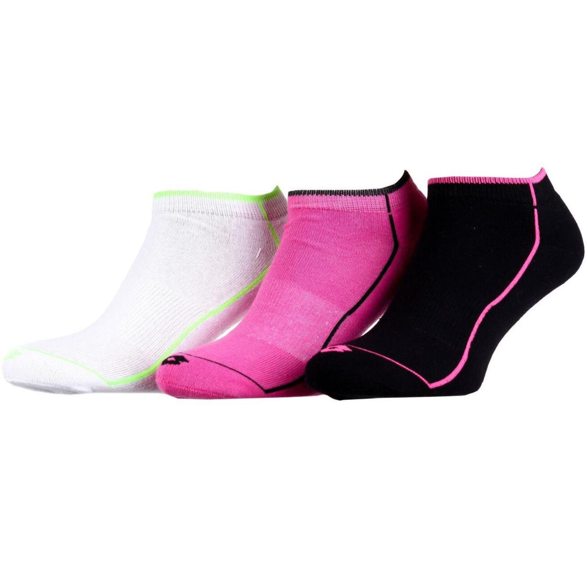 Шкарпетки Lotto 3-pack 36-41 black/pink/white 13511014-1 - Robinzon.ua