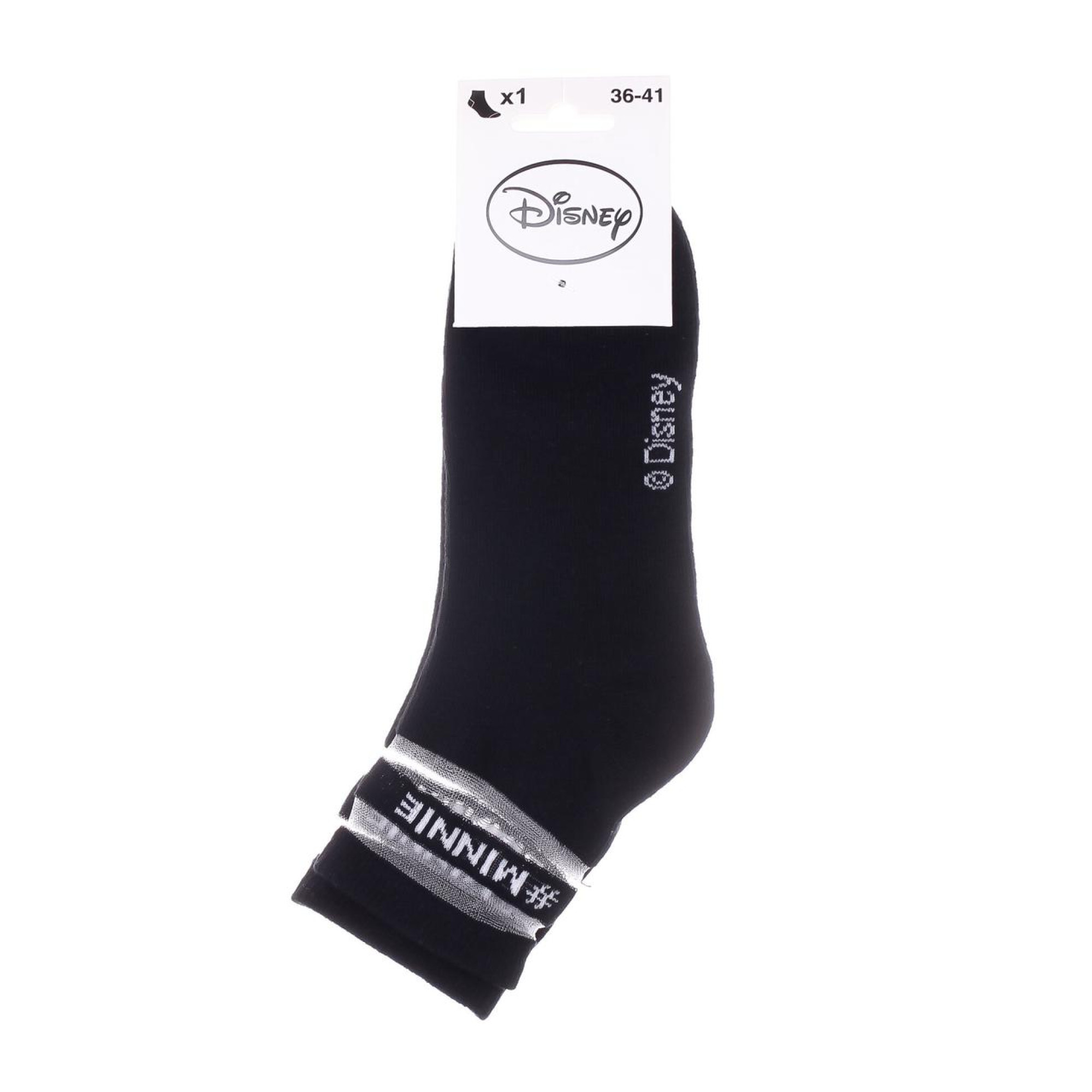 Шкарпетки Disney Minnie Writing Minnie 1-pack 36-41 black 13892159-2 - 1 - Robinzon.ua