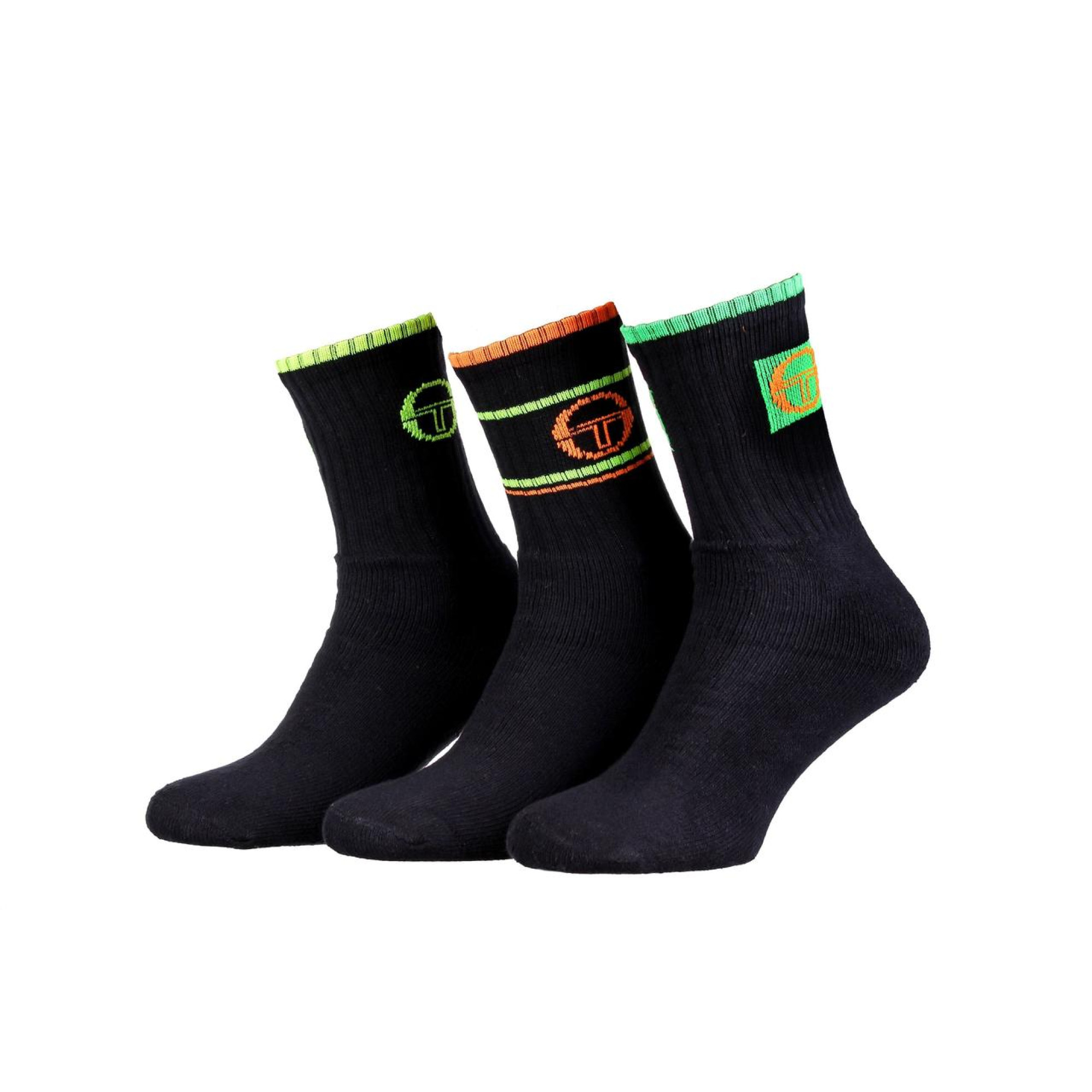 Шкарпетки Sergio Tacchini 3-pack 35-37 black 13520106-2 - Robinzon.ua