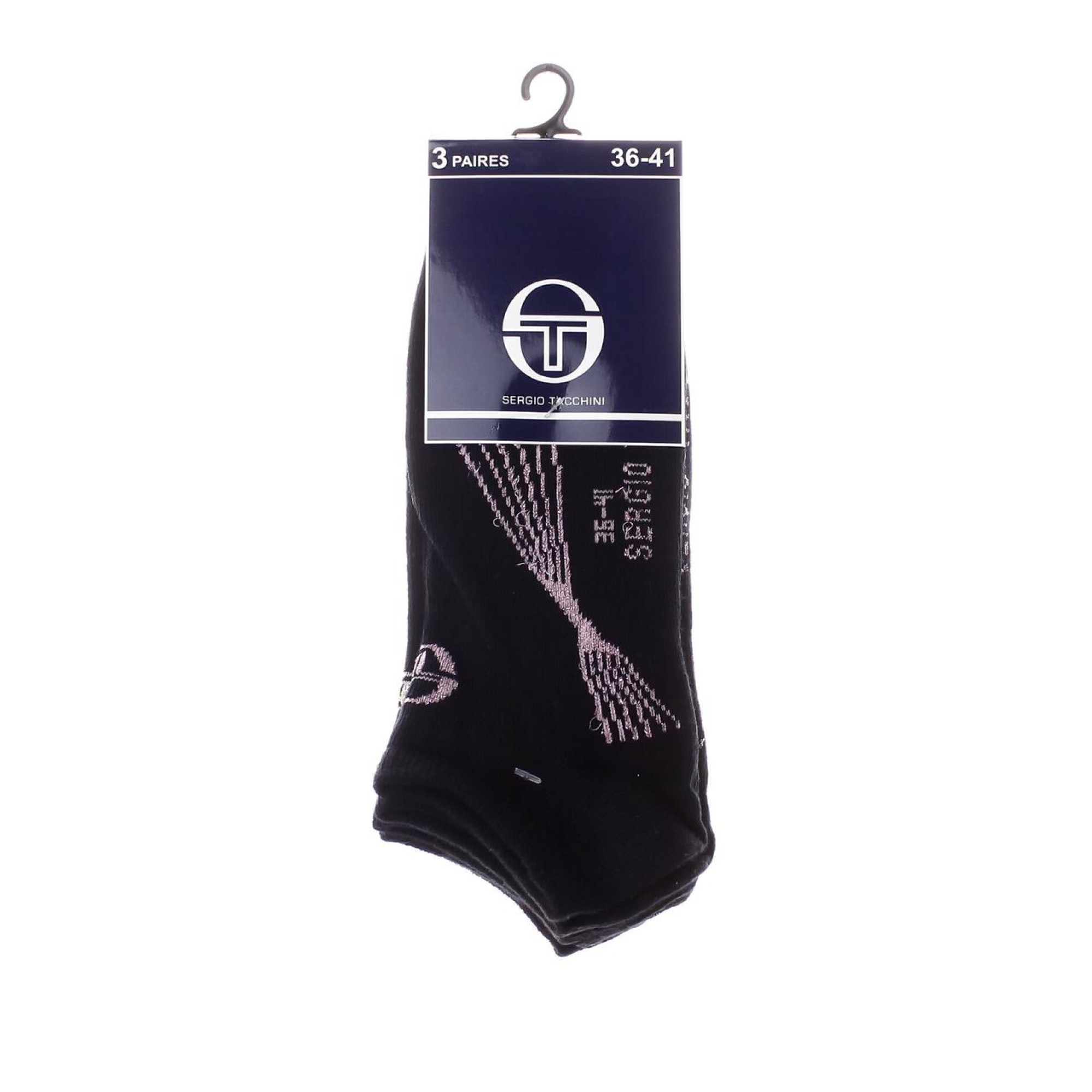Шкарпетки Sergio Tacchini 3-pack 36-41 black 13890562-2 - 1 - Robinzon.ua