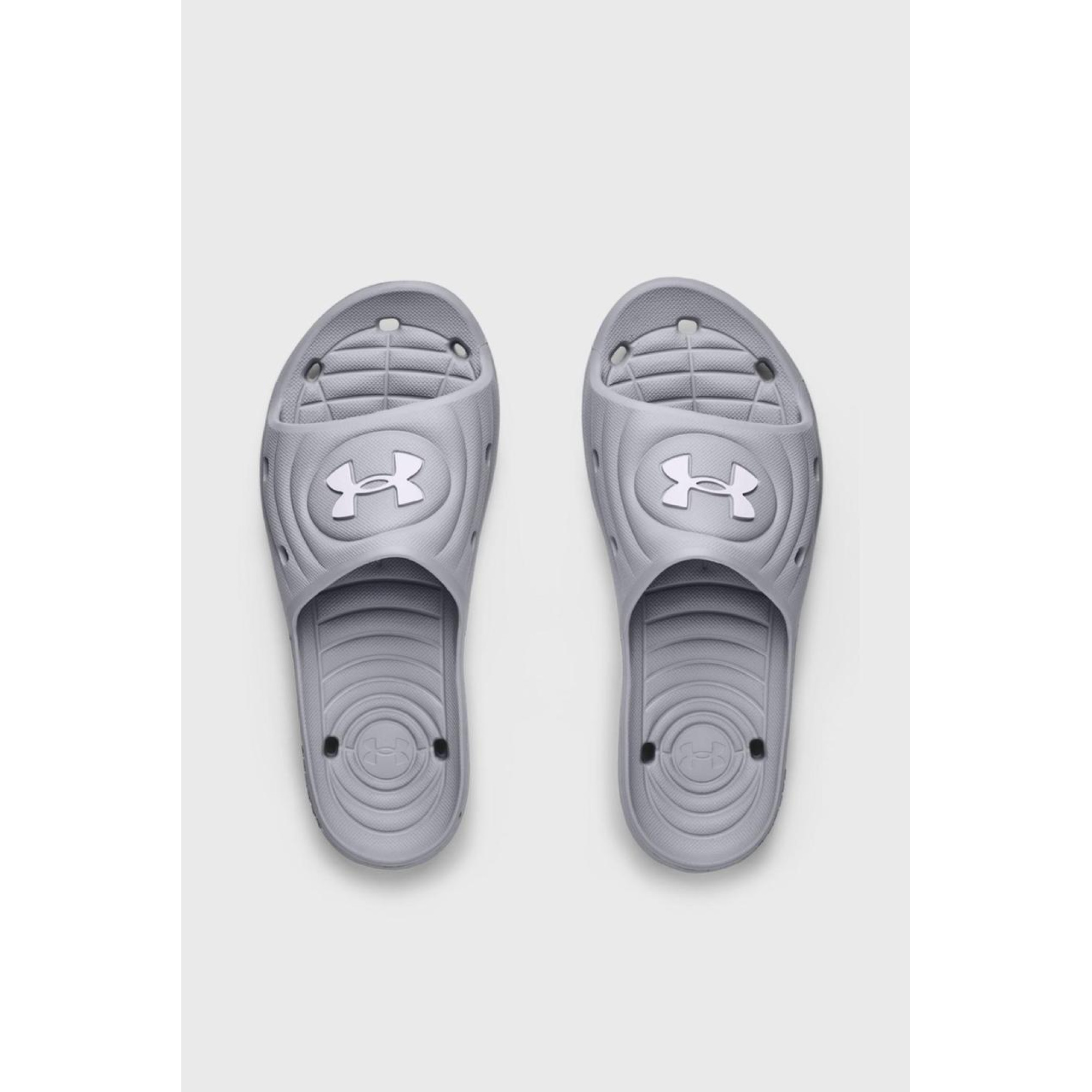 Чоловічі Шльопанці UA Locker IV SL Сірий 40 (3023758-100 40) - 1 - Robinzon.ua