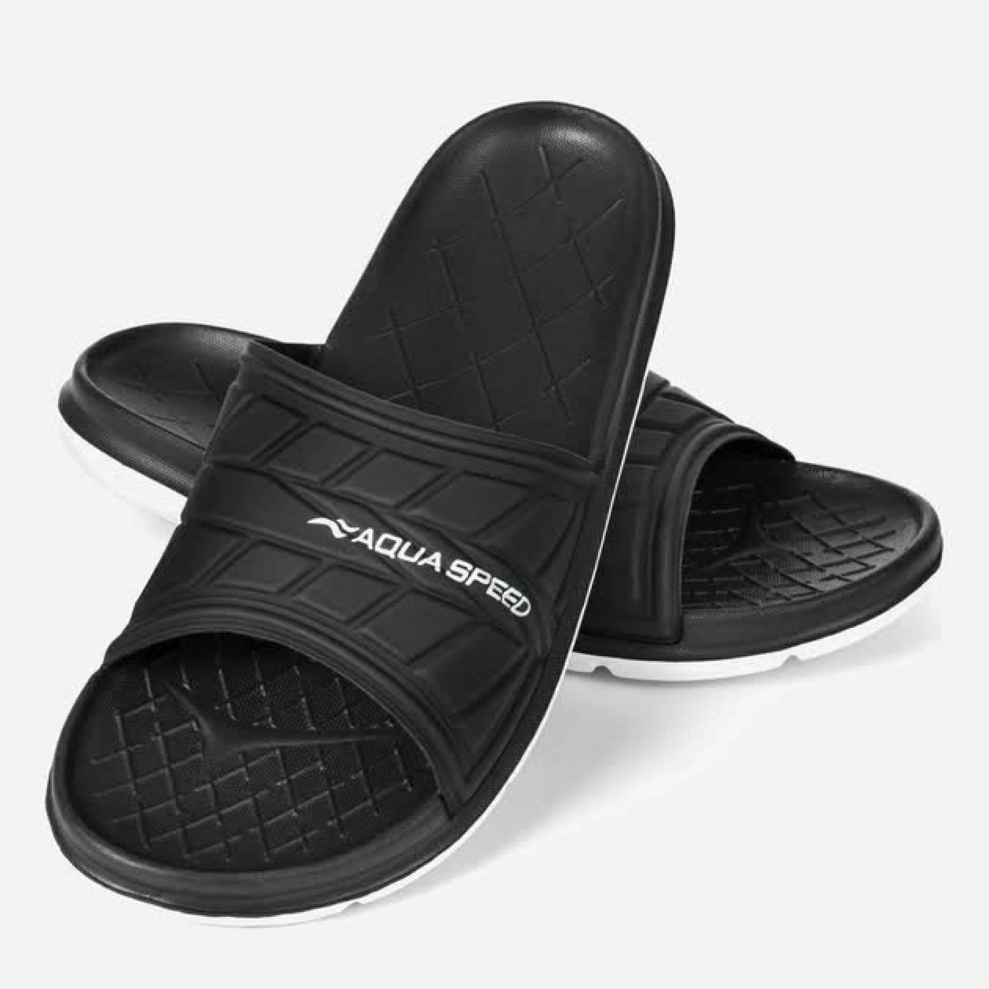 Шльопанці Aqua Speed ASPEN 9341 чорний, білий Чол 43 534-05 43 - Robinzon.ua