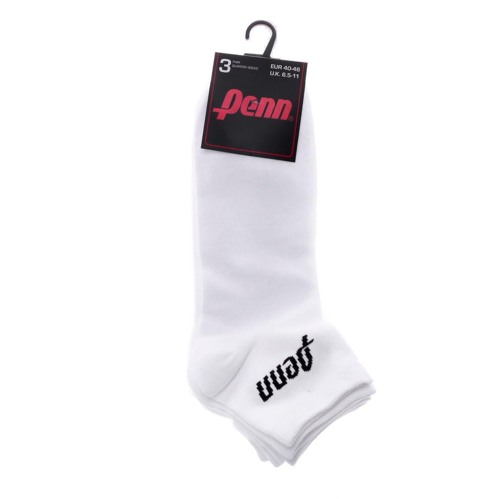 Шкарпетки Penn Quarter Socks 3-pack 40-46 white 179010 - 1 - Robinzon.ua