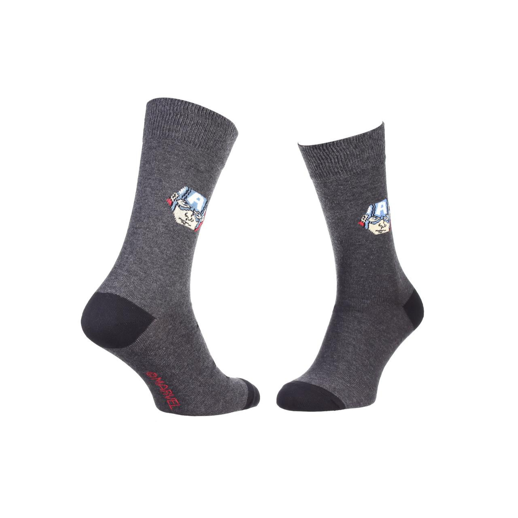 Шкарпетки Marvel Captain America 1-pack 43-46 anthracite 93152262-6 - Robinzon.ua