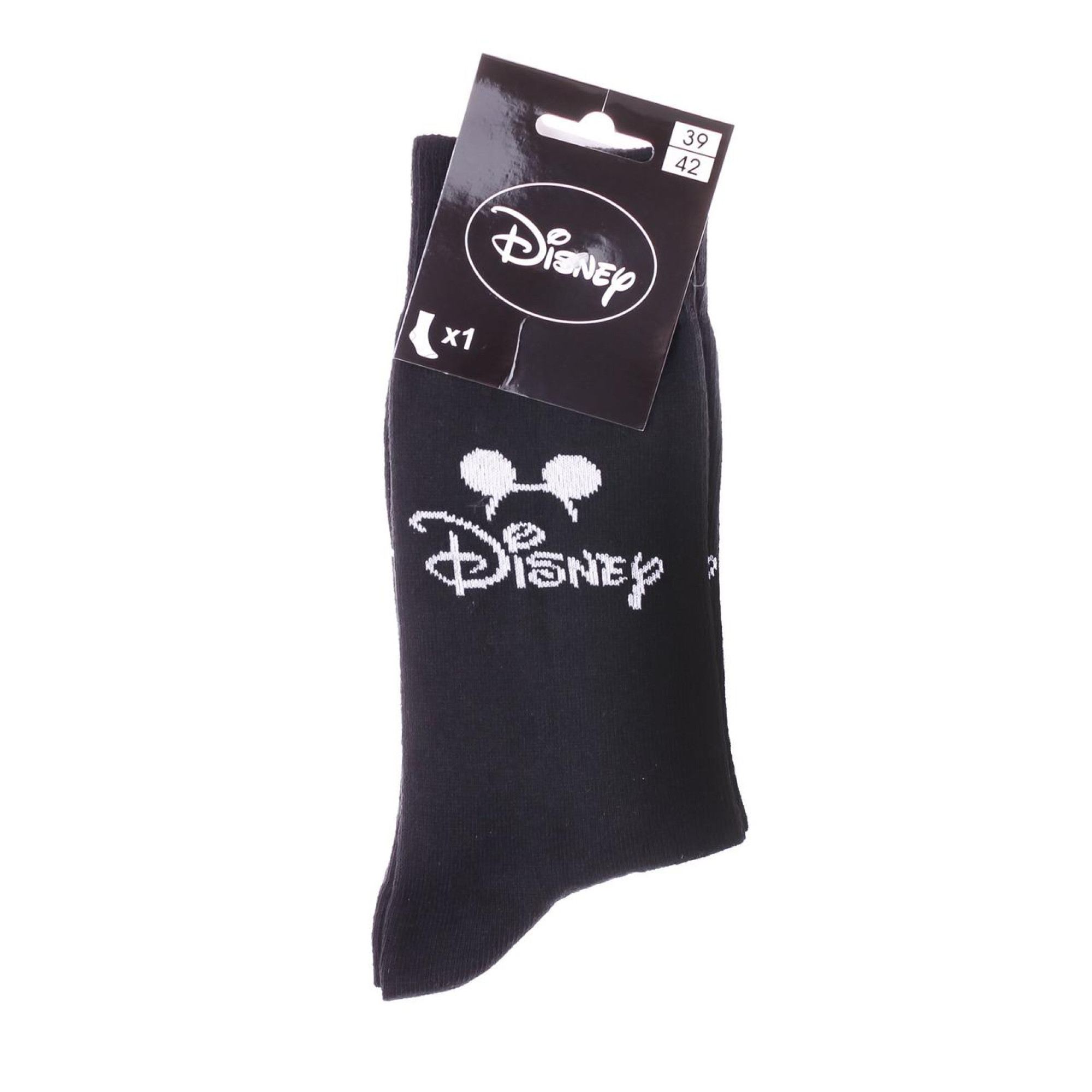 Носки Disney Mickey Disney Logo And Mickey Ear 1-pack 43-46 black 93154962-2 - 1 - Robinzon.ua