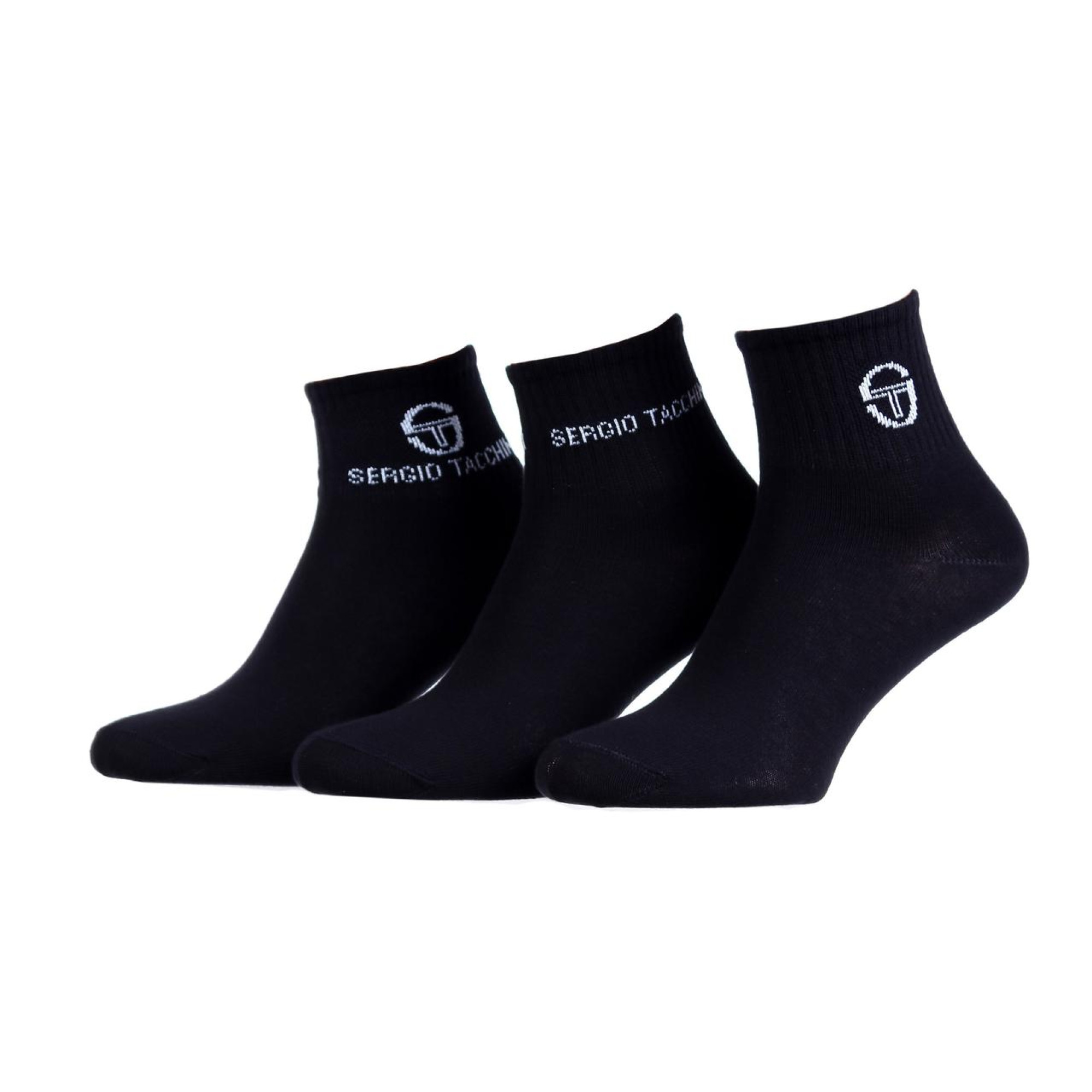 Шкарпетки Sergio Tacchini 3-pack 35-37 black 13511506-1 - Robinzon.ua