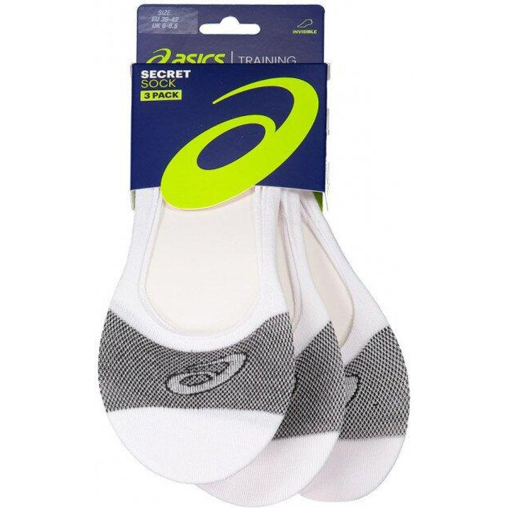 Шкарпетки Asics Secret Sock 3-pack 39-42 white 3033A394-100 - 4 - Robinzon.ua
