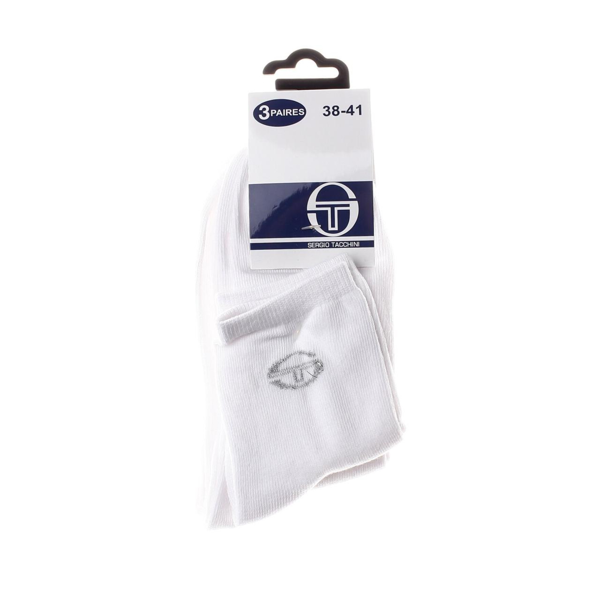 Шкарпетки Sergio Tacchini 3-pack 38-41 white 13840444-1 - 1 - Robinzon.ua