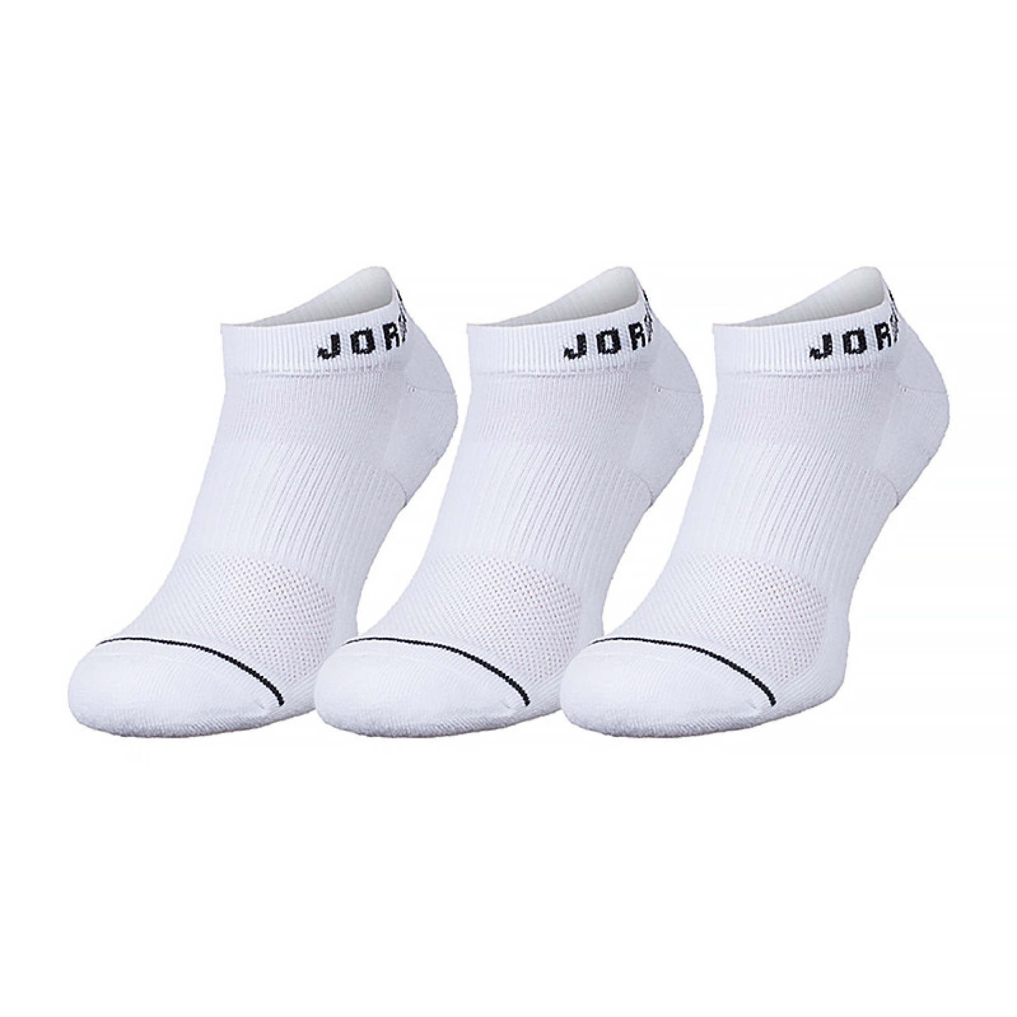 Чоловічі Шкарпетки JORDAN U J ED CUSH POLY NS 3PR 144 Білий 38-42 (DX9656-100) - Robinzon.ua