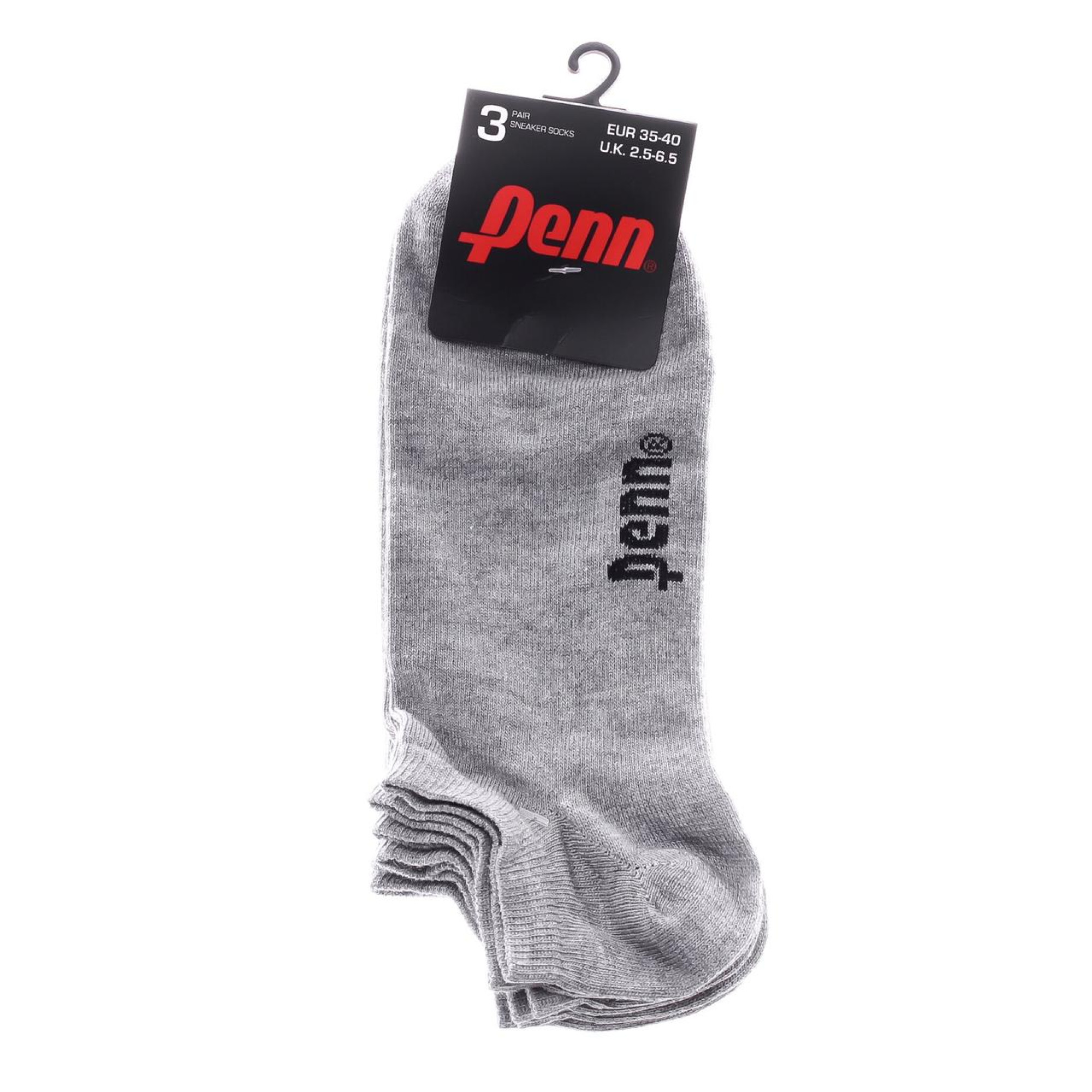 Шкарпетки Penn Sneaker Socks 3-pack 35-40 gray 179093 - 1 - Robinzon.ua