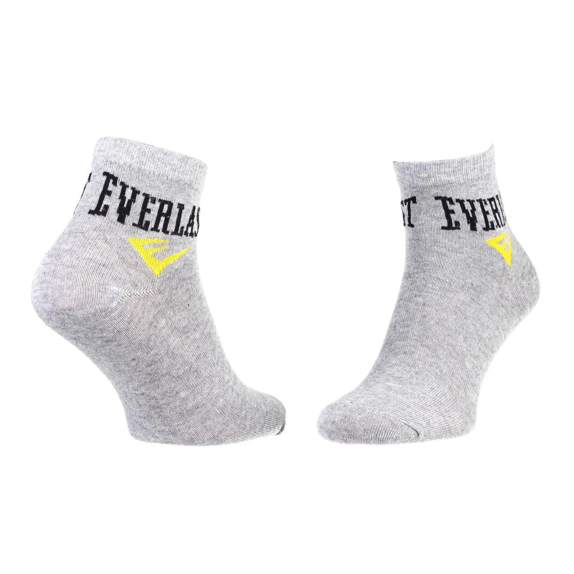 Шкарпетки Everlast Quarter Socks 3-pack 35-40 gray 179013 - Robinzon.ua