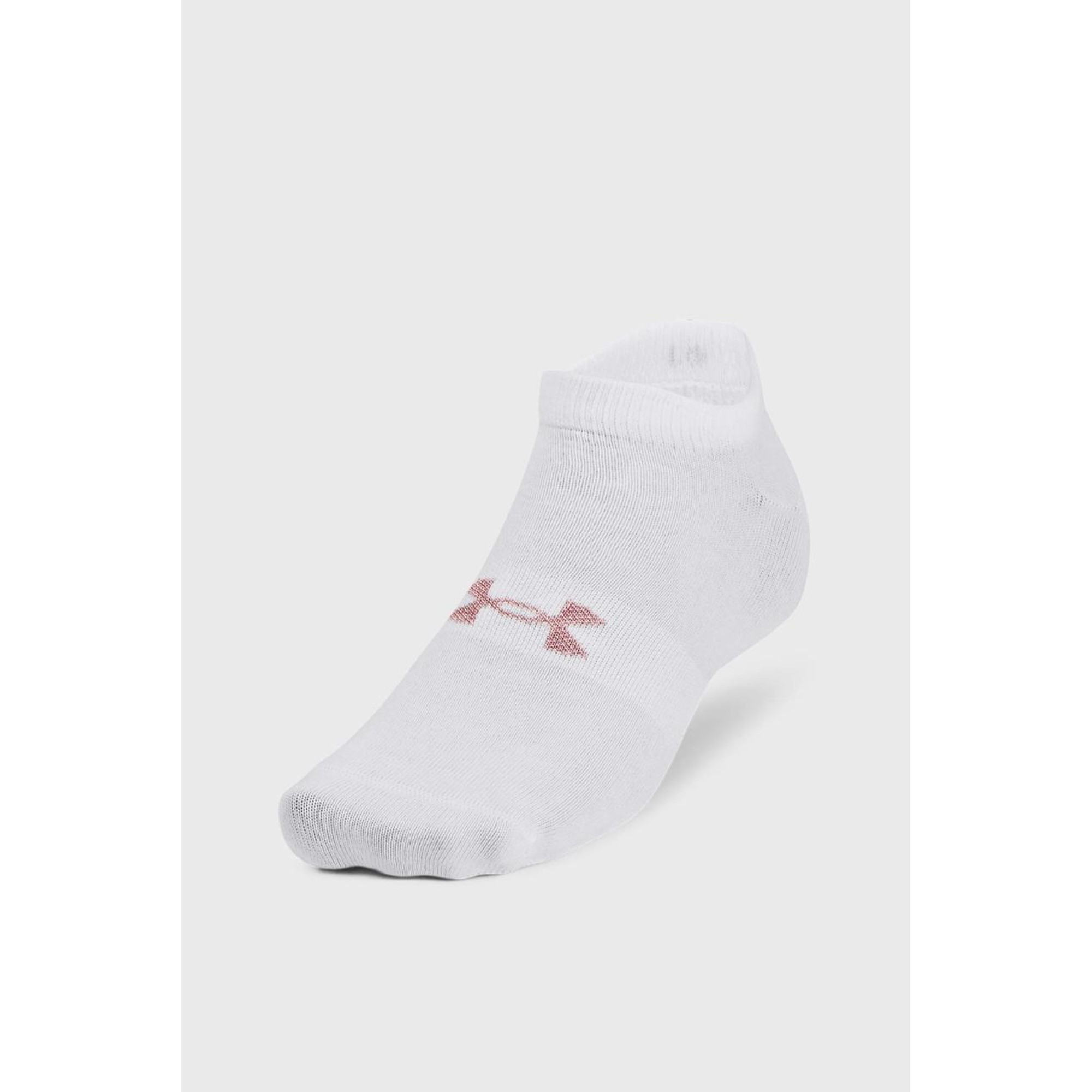 Шкарпетки UA Essential No Show 3pk Білий Уні M (1361459-100 M) - 1 - Robinzon.ua