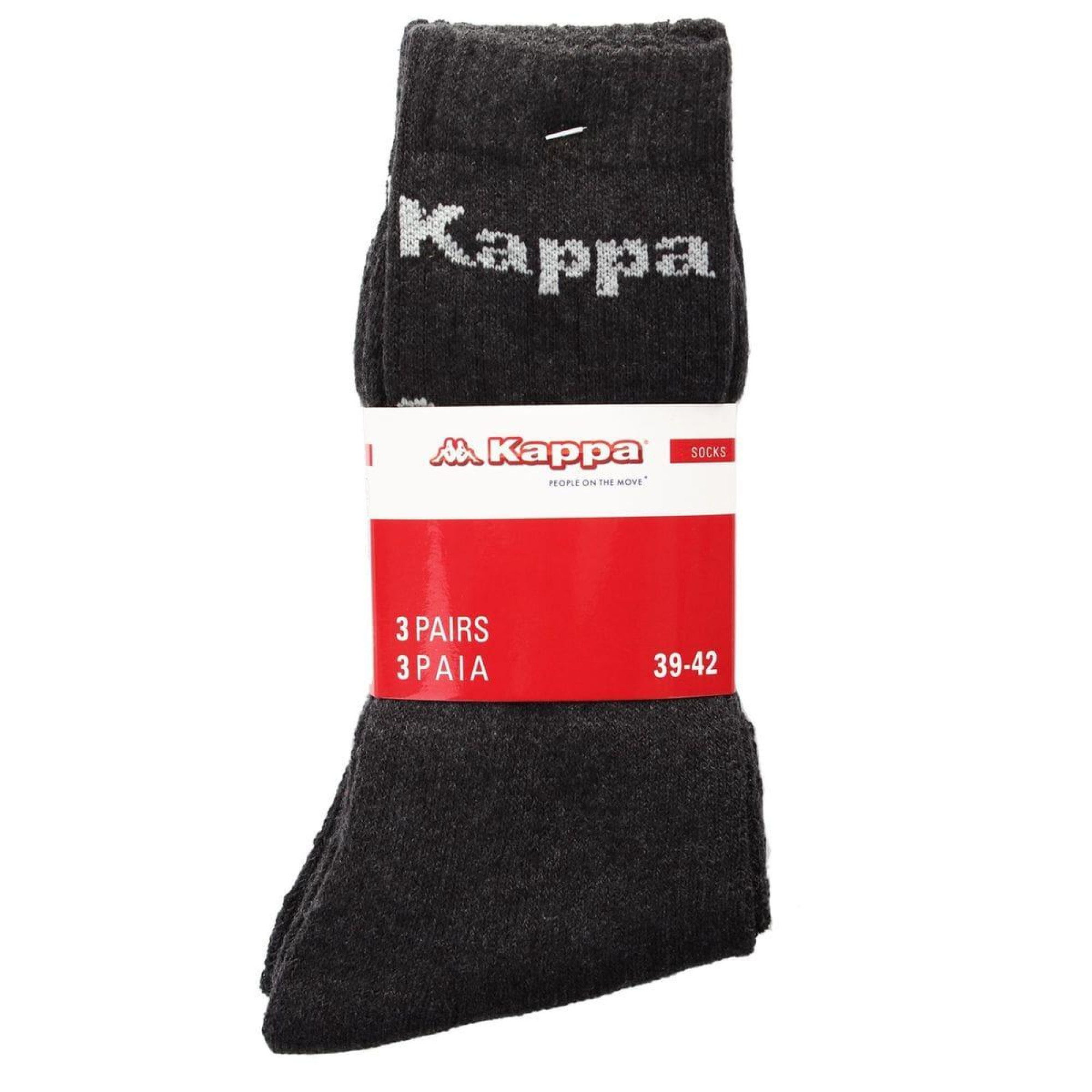 Шкарпетки Kappa Socks Logo Saboya 3-pack 43-46 black 304MT00-906 - 1 - Robinzon.ua