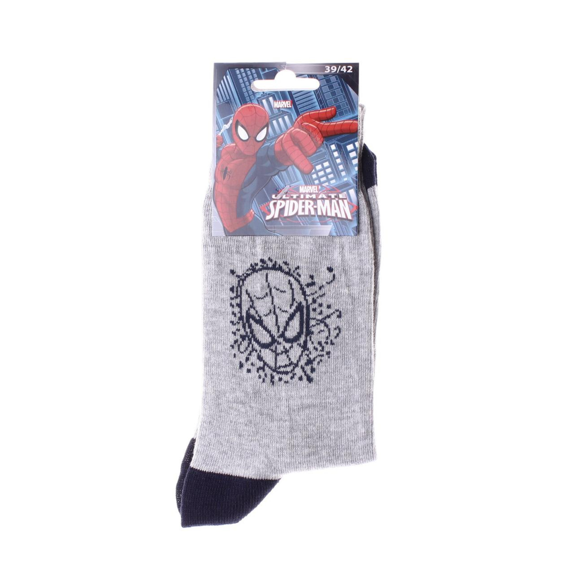 Шкарпетки Marvel Spider-Man Tete Spiderman 1-pack 43-46 light gray 93152362-7 - Robinzon.ua