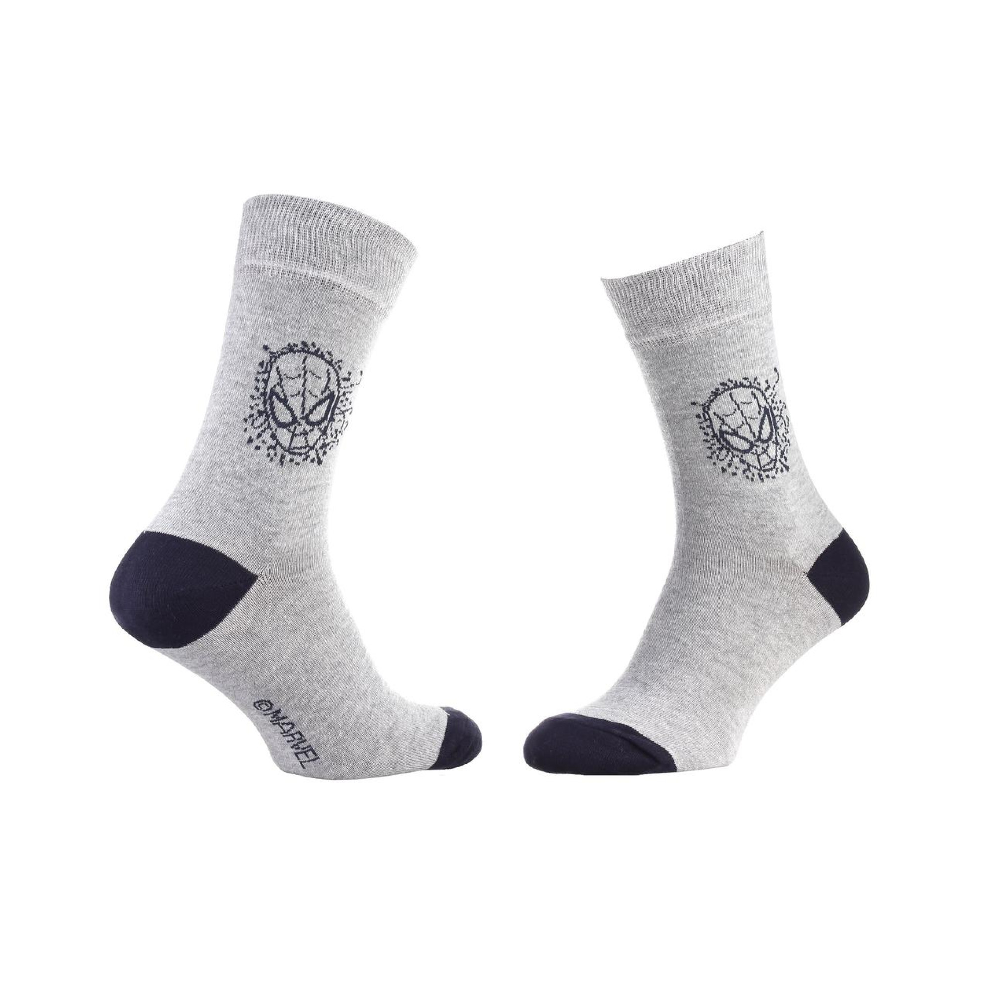 Шкарпетки Marvel Spider-Man Tete Spiderman 1-pack 43-46 light gray 93152362-7 - 1 - Robinzon.ua