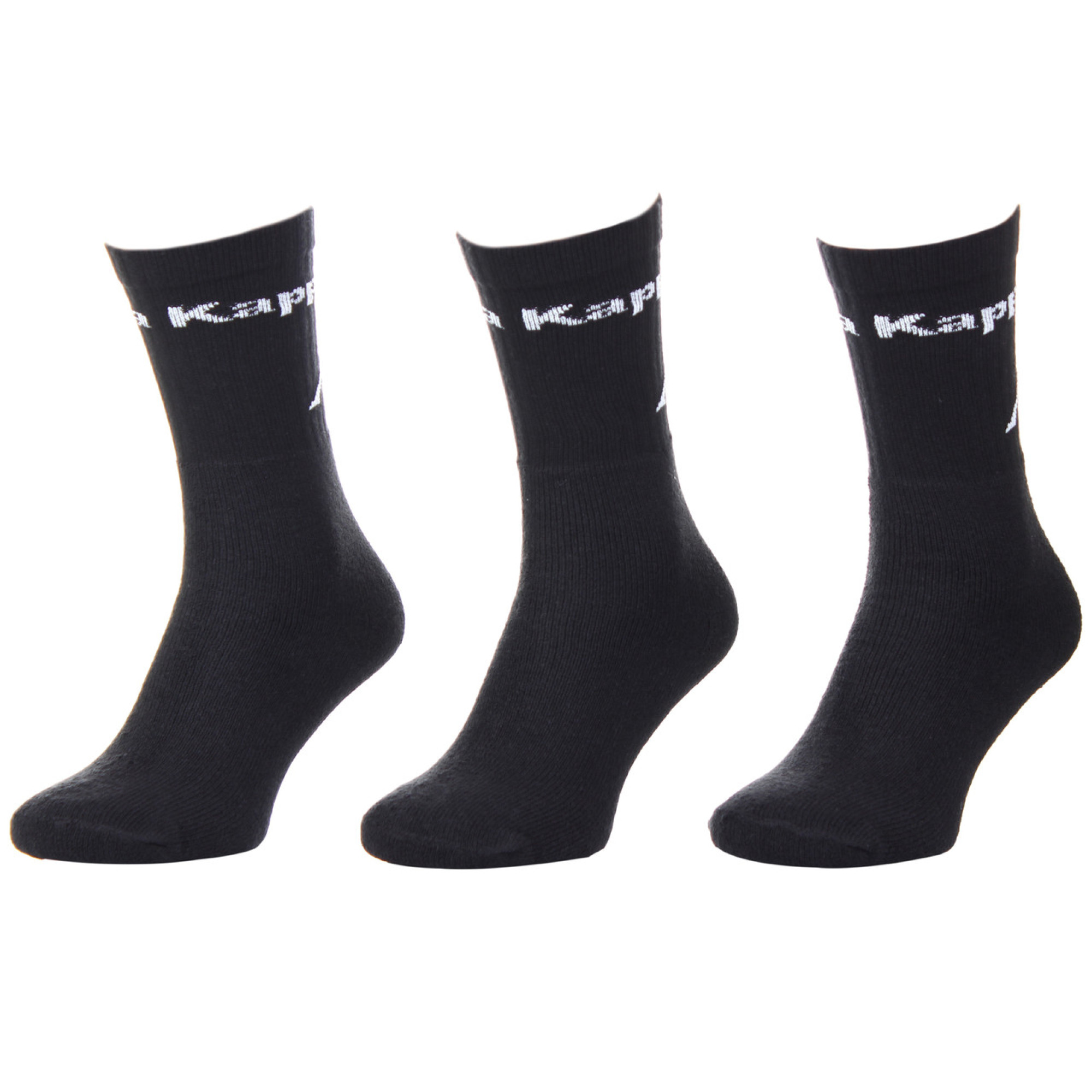 Шкарпетки Kappa Socks Logo Saboya 3-pack 39-42 black 304MT00-901 - Robinzon.ua