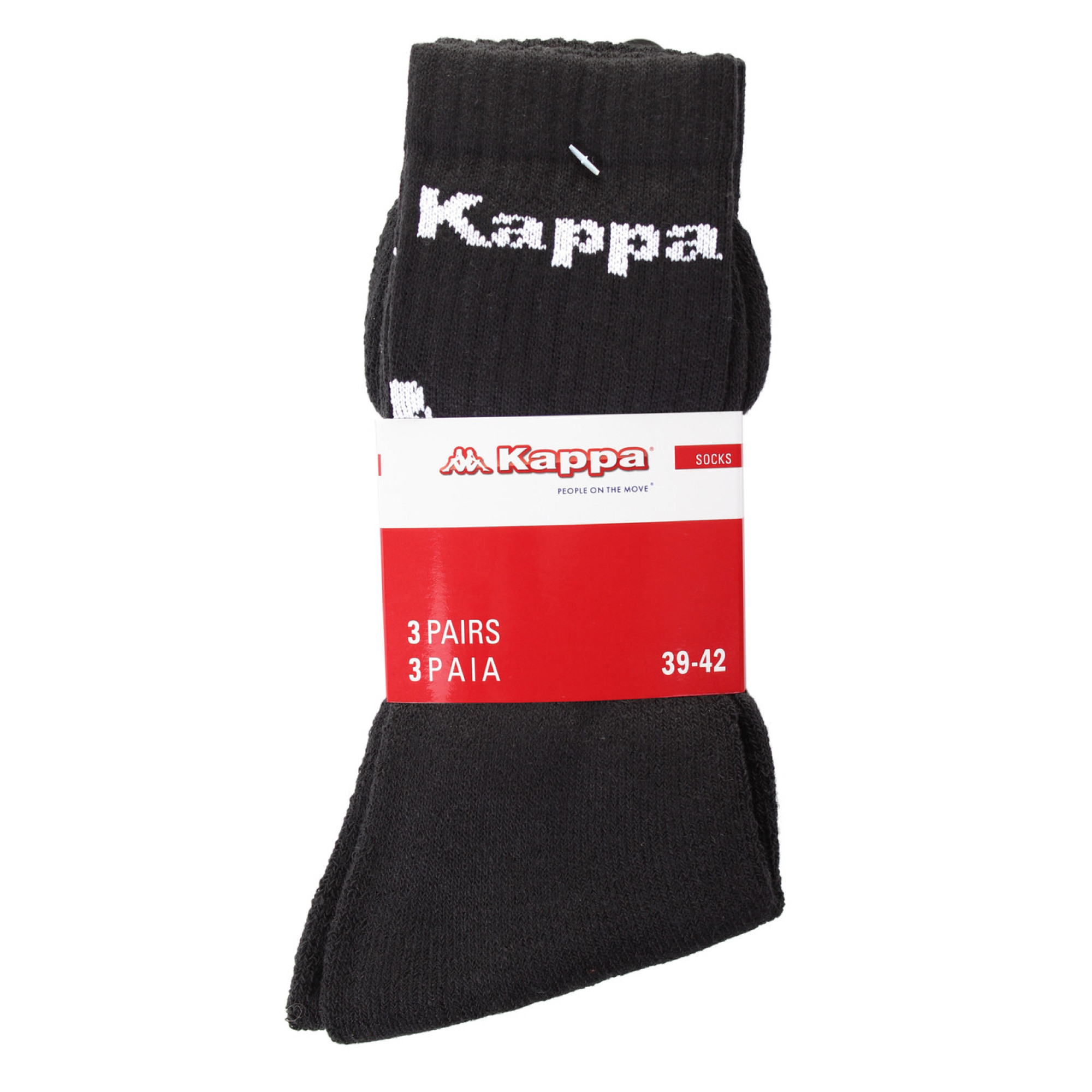 Шкарпетки Kappa Socks Logo Saboya 3-pack 39-42 black 304MT00-901 - 1 - Robinzon.ua