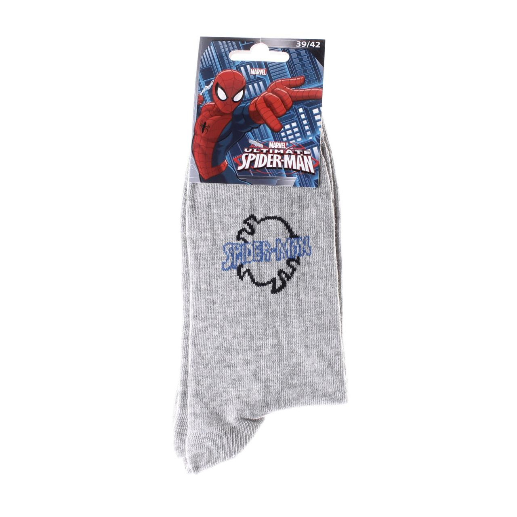 Шкарпетки Marvel Spider-Man Spiderman Logo 1-pack 39-42 light gray 93152362-3 - 1 - Robinzon.ua