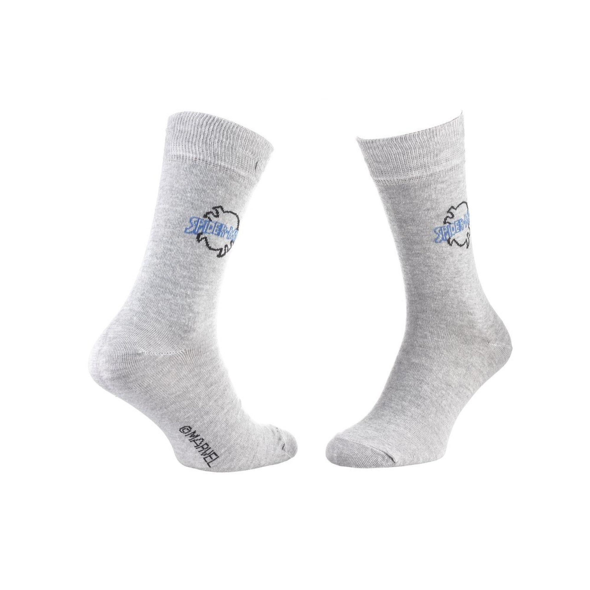 Шкарпетки Marvel Spider-Man Spiderman Logo 1-pack 39-42 light gray 93152362-3 - Robinzon.ua