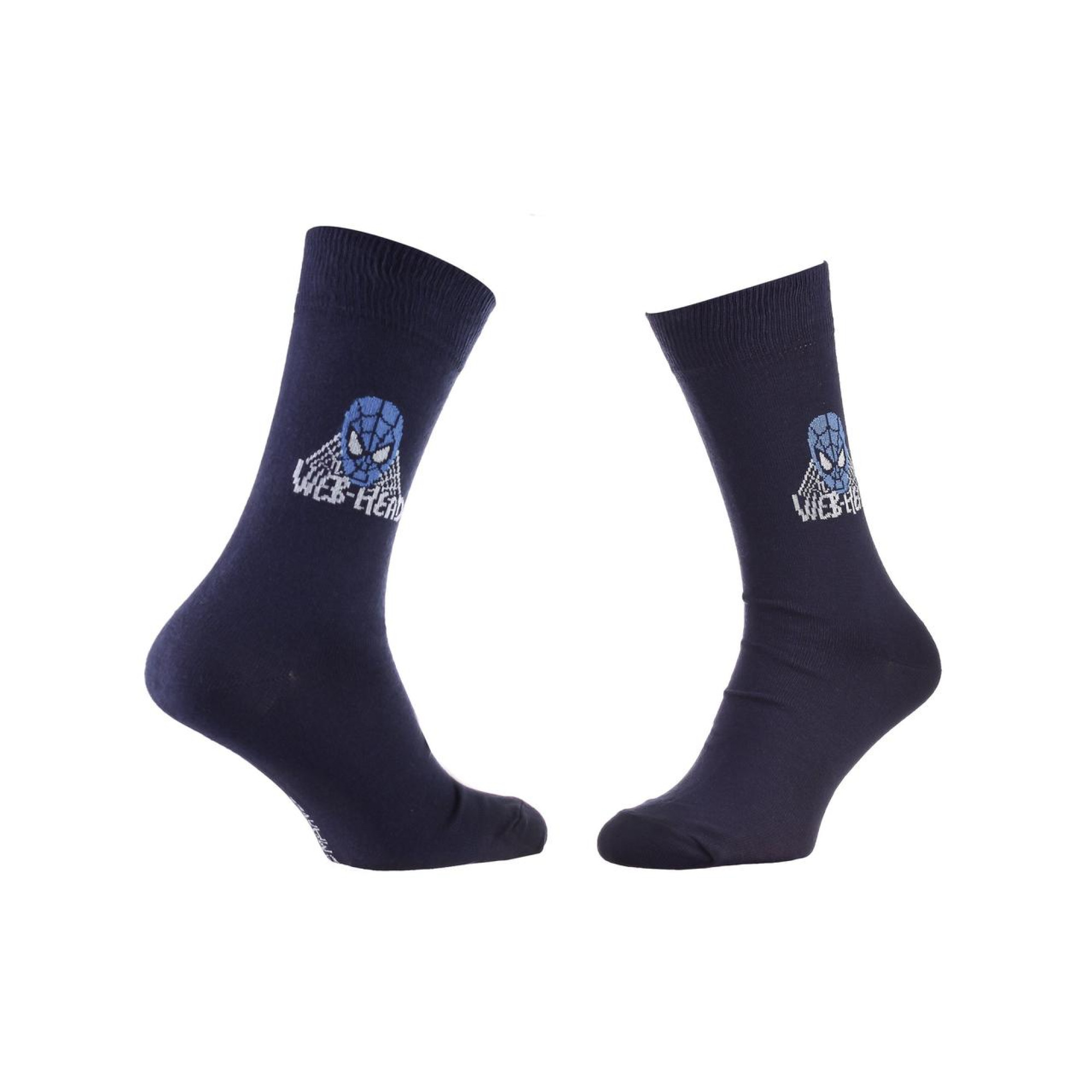 Шкарпетки Marvel Spider-Man Web Head 1-pack 43-46 blue 93152362-5 - Robinzon.ua