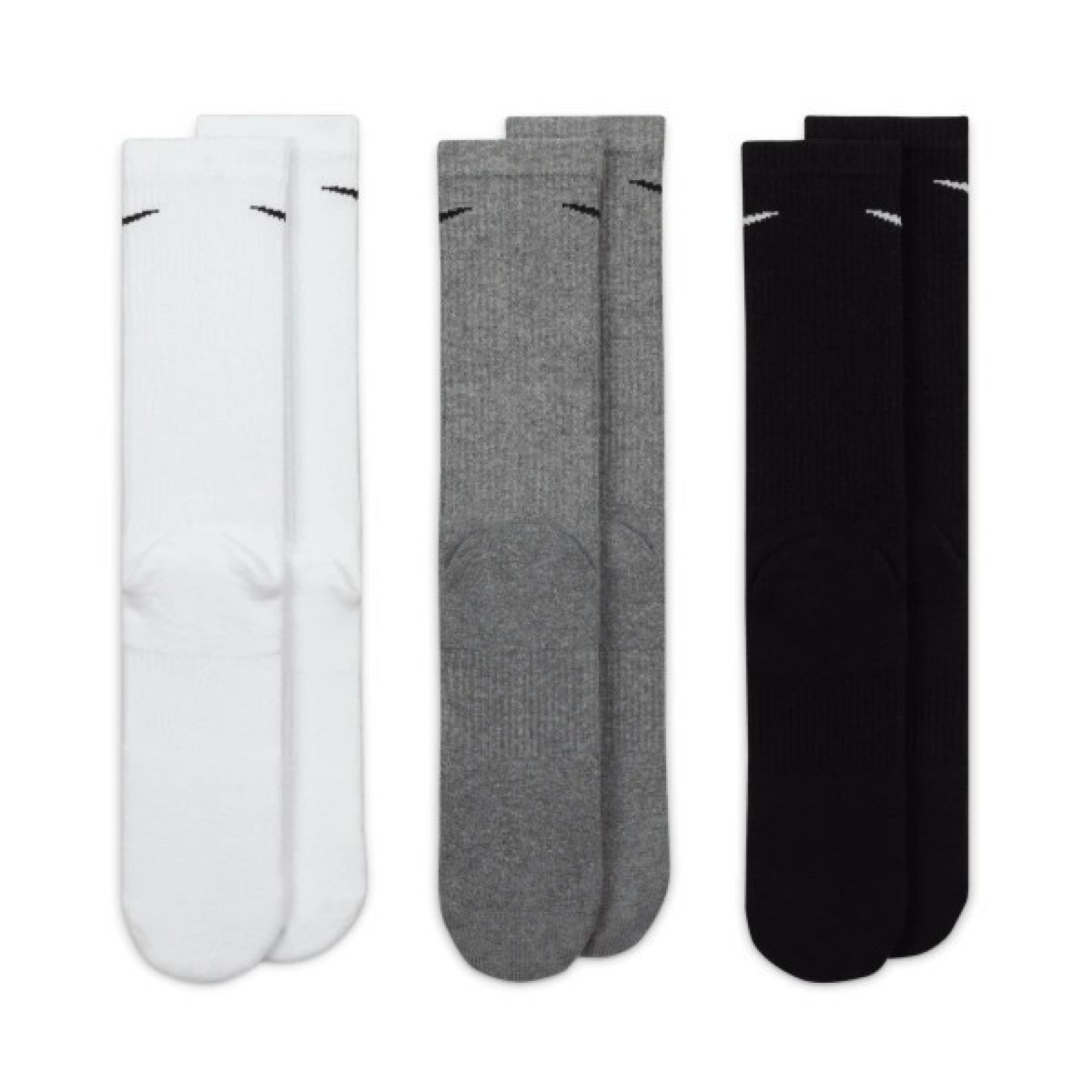 Чоловічі Шкарпетки Jordan U NK EVERYDAY PLUS CUSH CREW білий, чорний, сірий Чол 42-46 SX6888-964 42-46 - 1 - Robinzon.ua