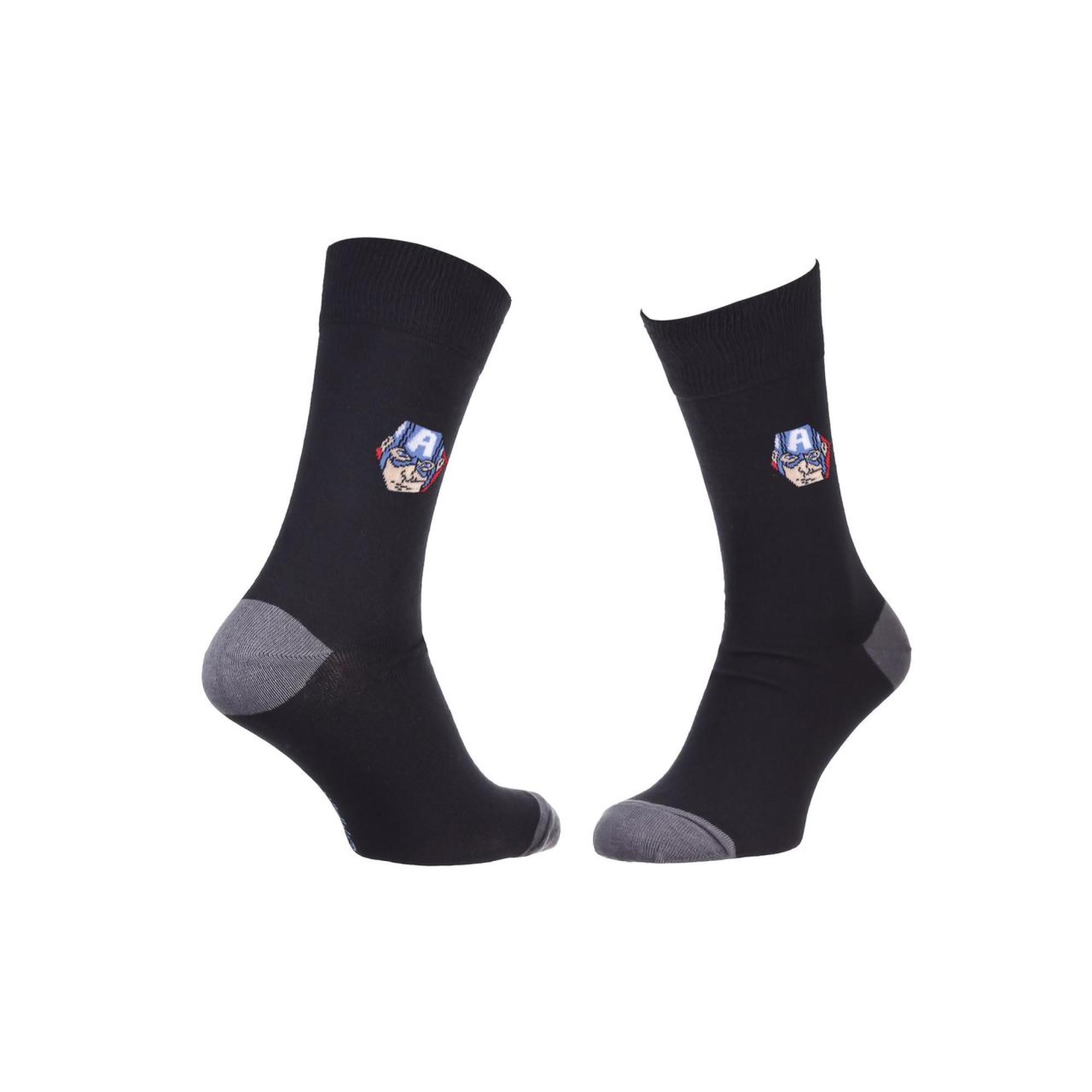 Шкарпетки Marvel Captain America 1-pack 39-42 black 93152262-5 - Robinzon.ua